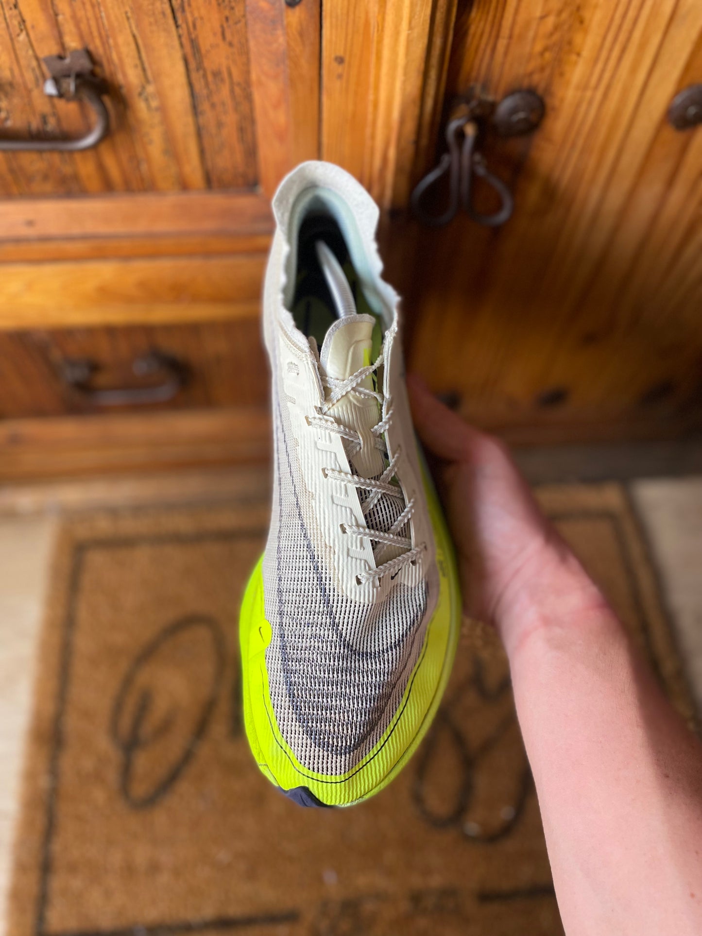 NIKE VAPORFLY 2 ‘COCONUT MILK GHOST GREEN’ - UK 12