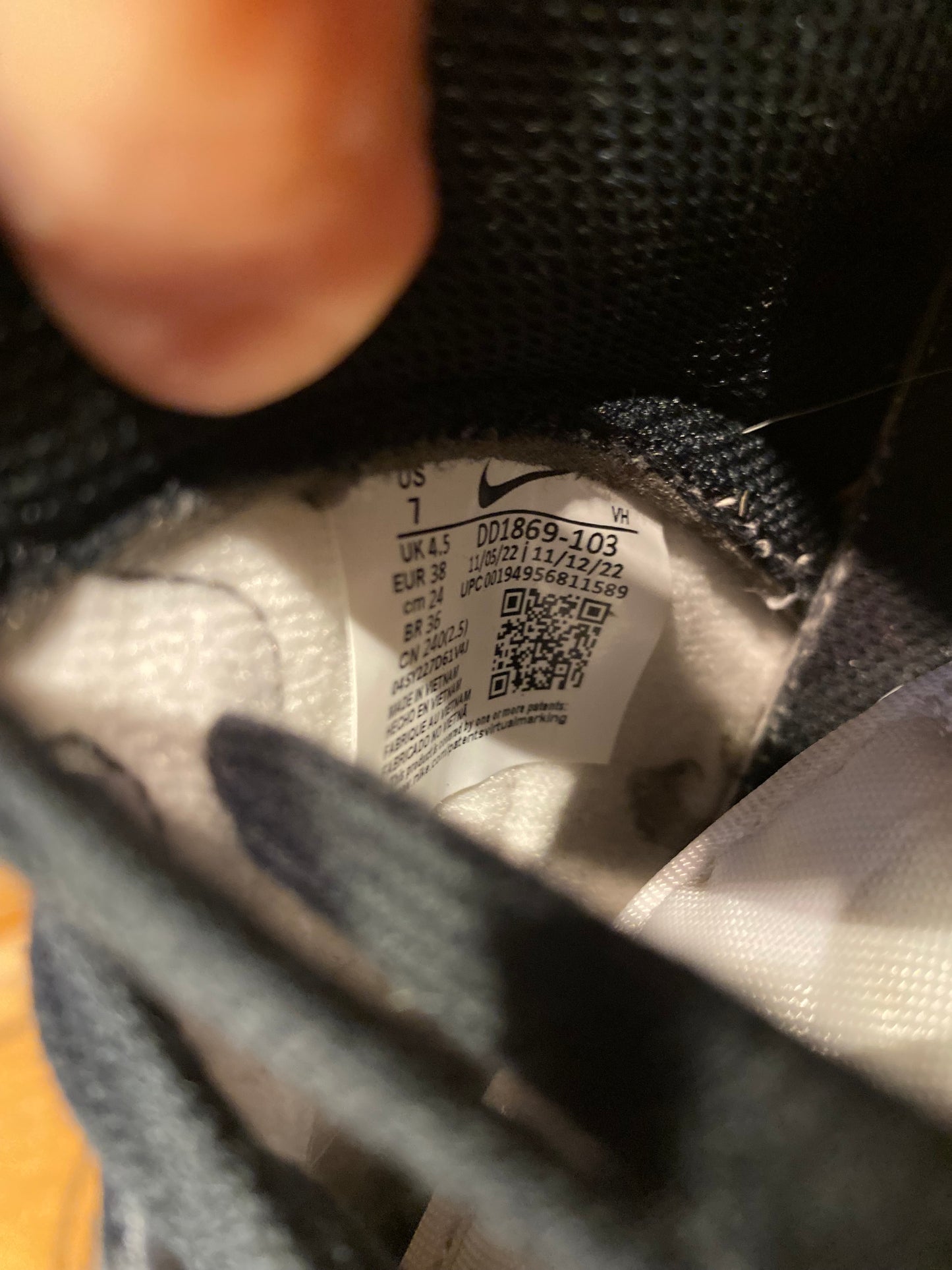 NIKE DUNK HIGH ‘PANDA’ - UK 4.5