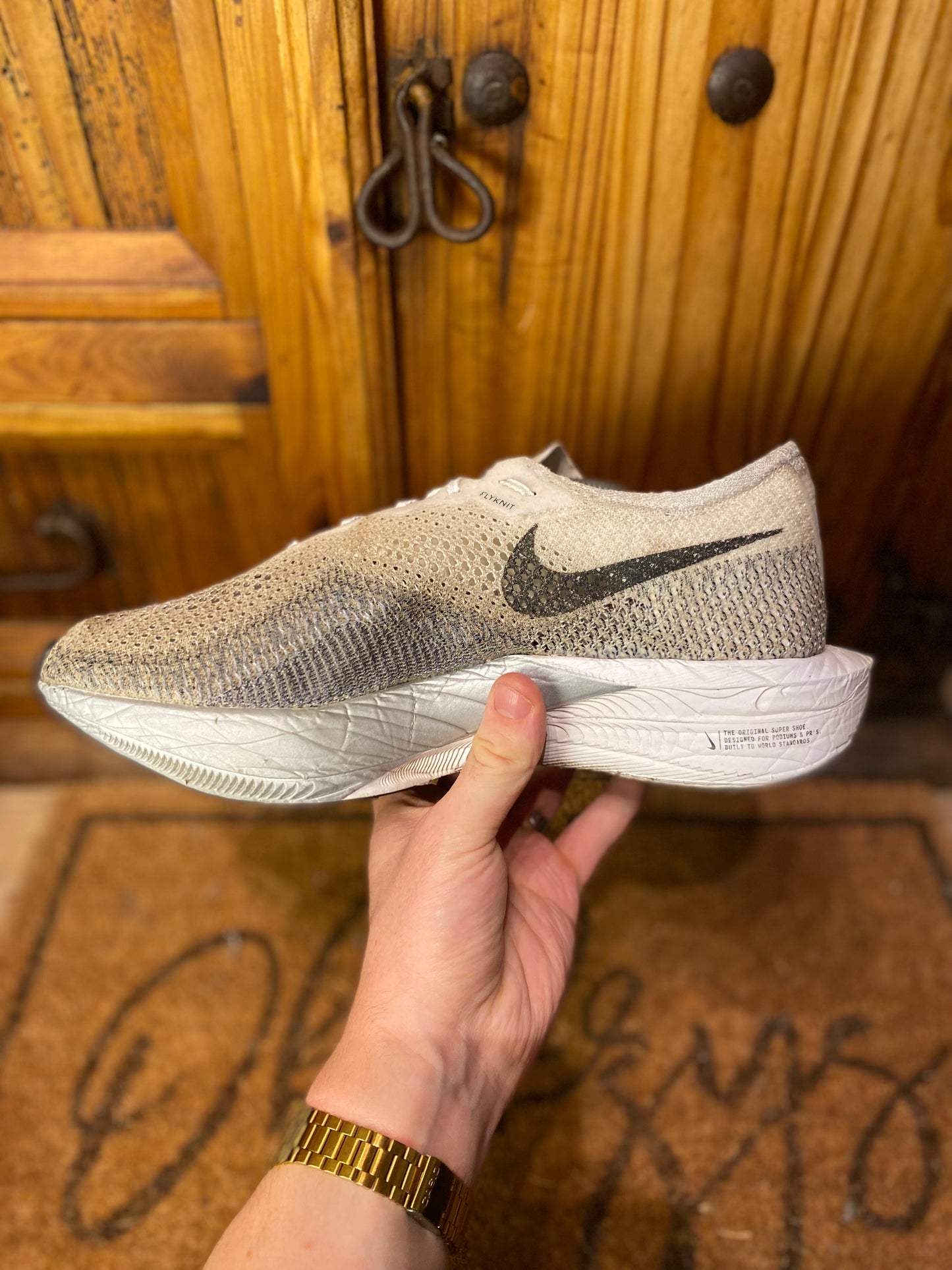 NIKE VAPORFLY 3 ‘WHITE PARTICLE GREY’ - UK 10