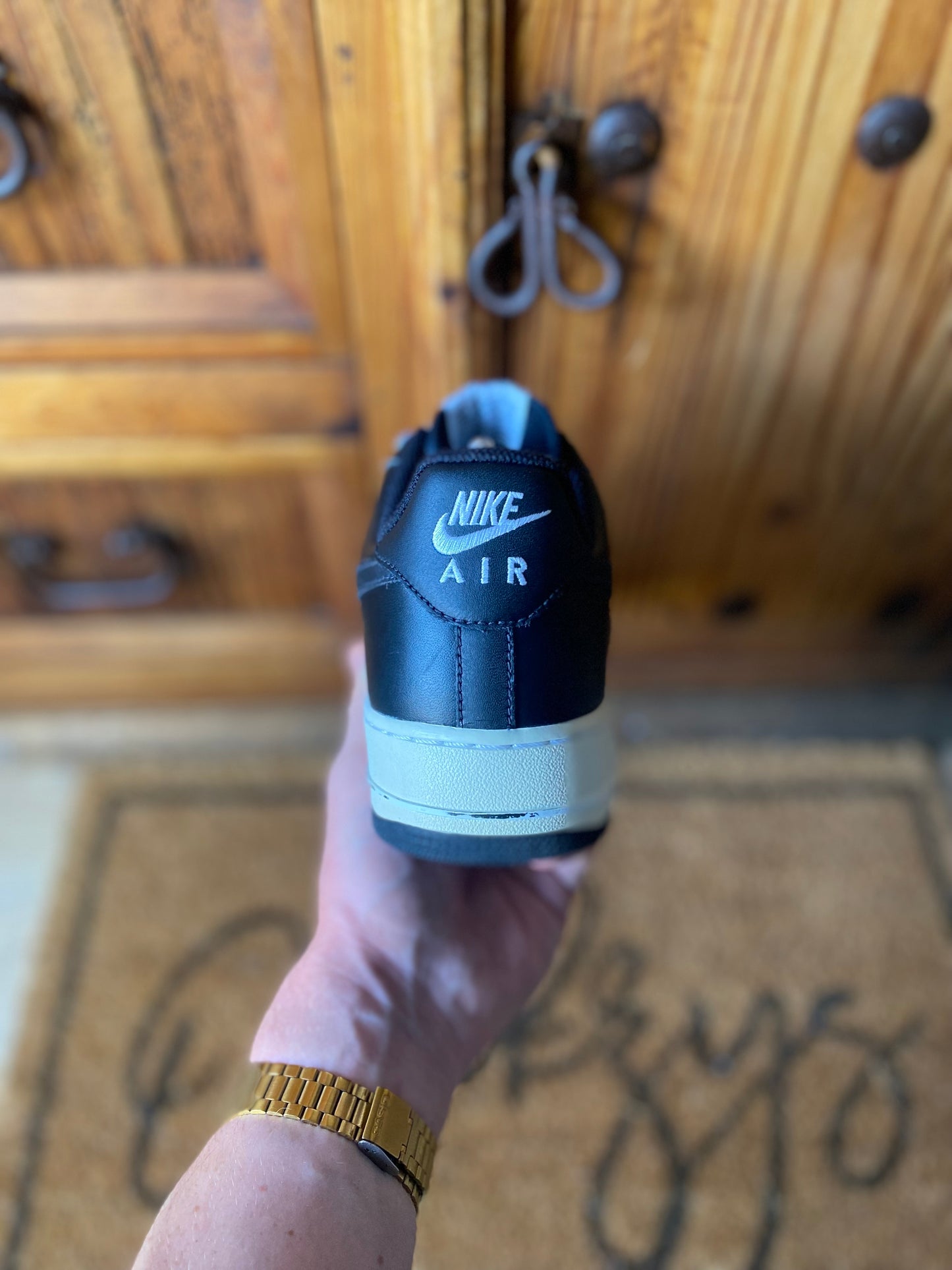 NIKE AIR FORCE 1 ‘SILVER METALLIC’ - UK 8