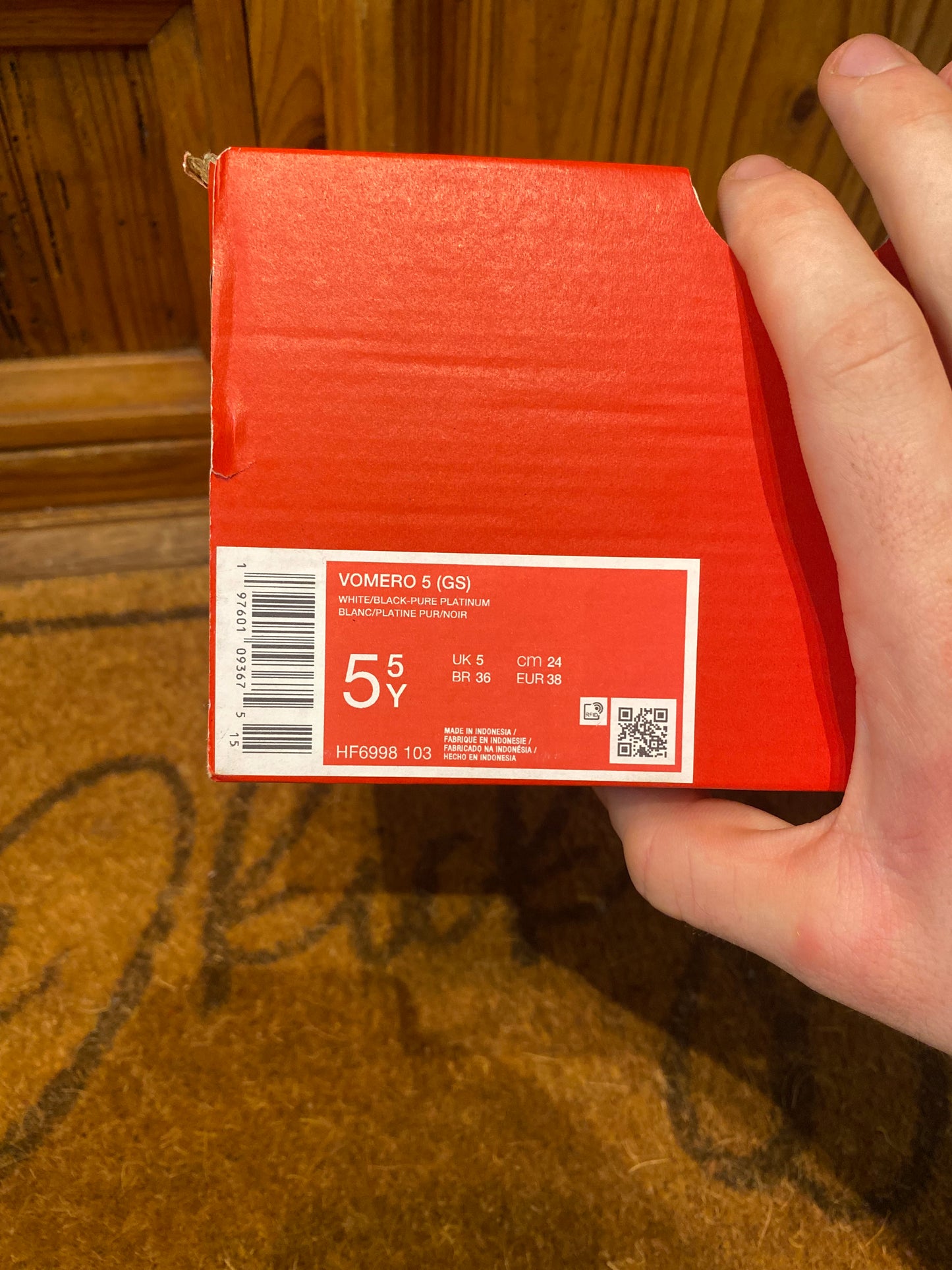 NIKE AIR VOMERO 5 ‘PHOTO BLUE’ - DS - UK 5