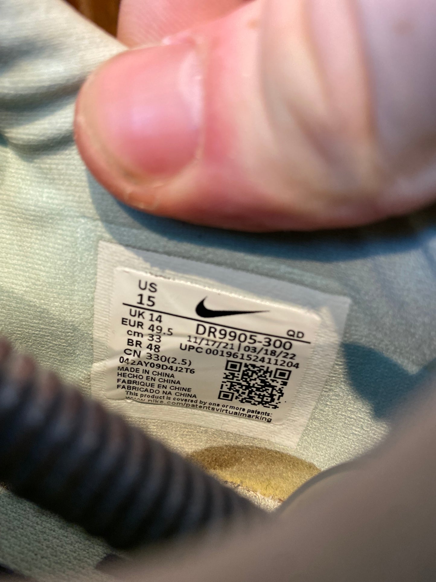 NIKE AIR ZOOM MAXFLY SPRINT SPIKES ‘MINT FOAM’ - UK 14