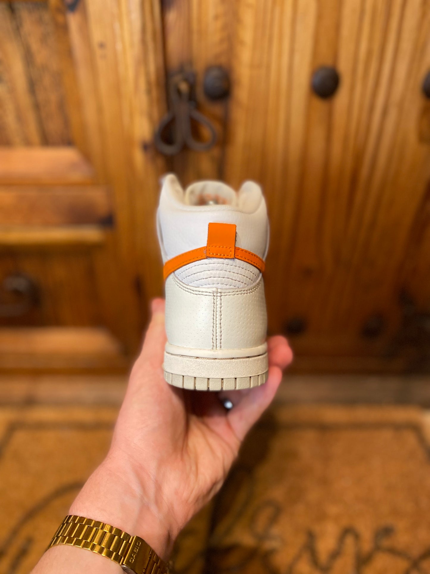 NIKE DUNK HIGH ‘WHITE MAGMA ORANGE’ - UK 3.5