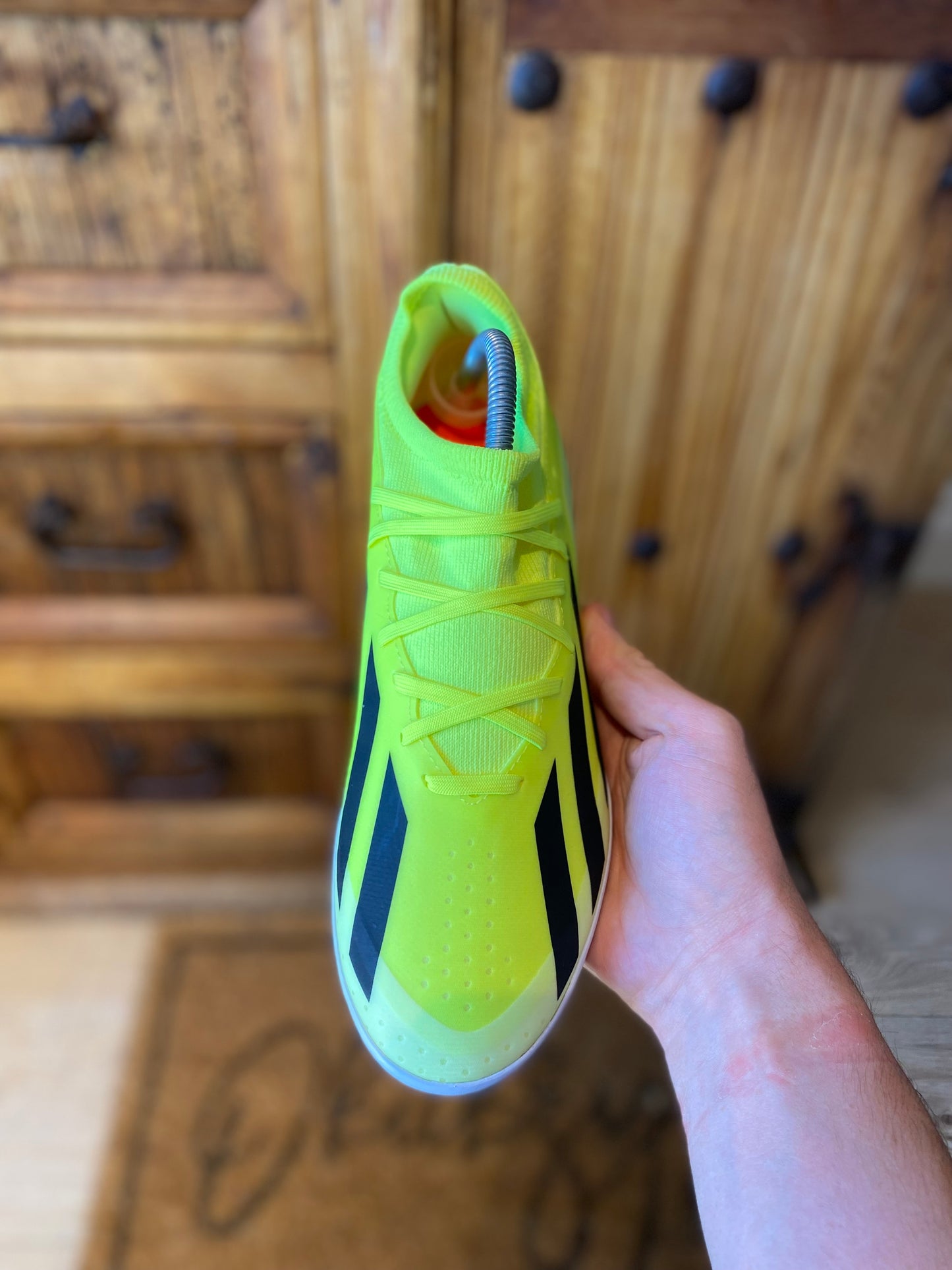 ADIDAS CRAZYFAST LEAGUE INDOORS ‘TEAM SOLAR YELLOW’ - DS - UK 8