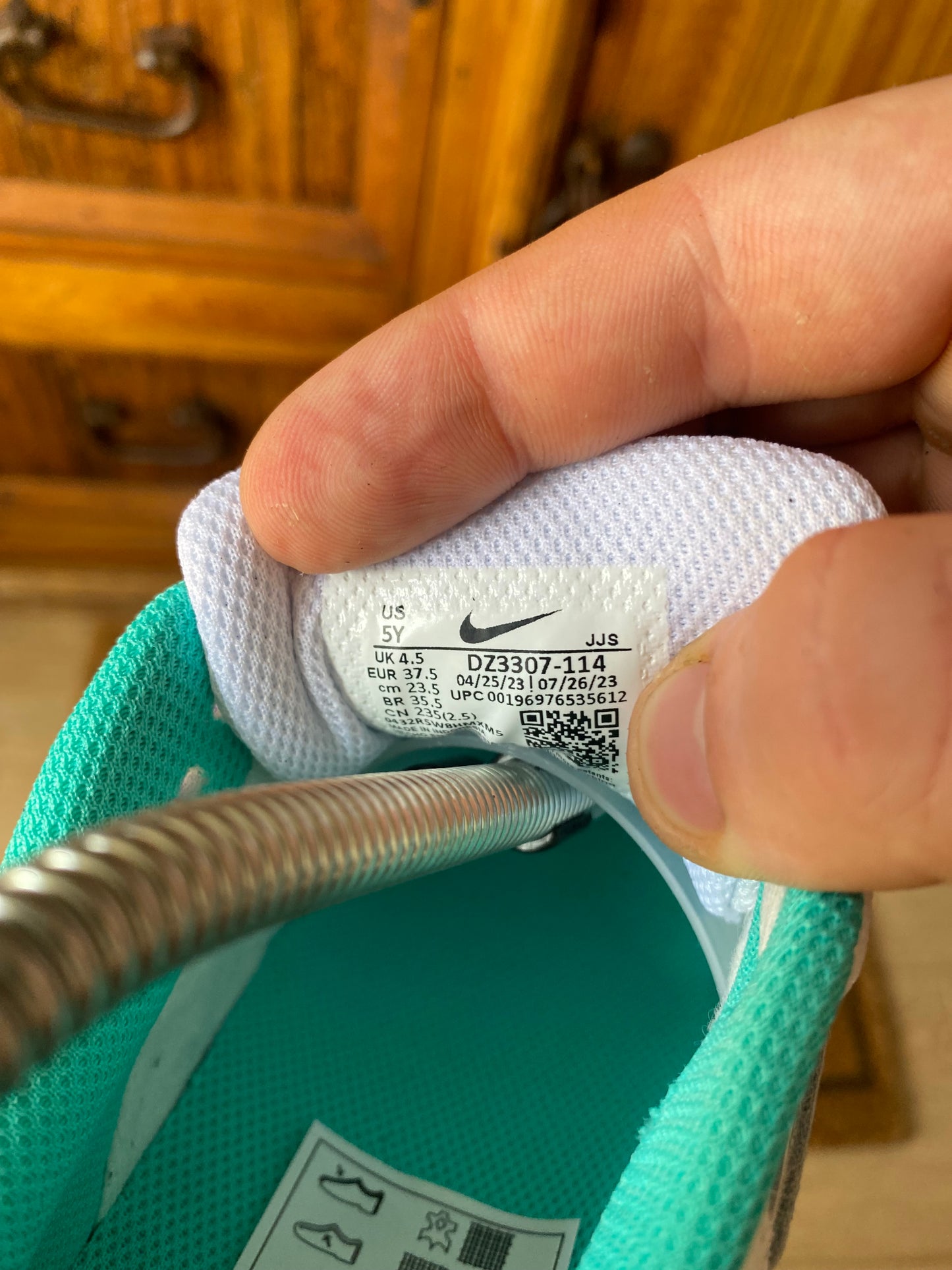 NIKE AIR MAX 1 ‘COURT PURPLE HYPER JADE’ - UK 4.5