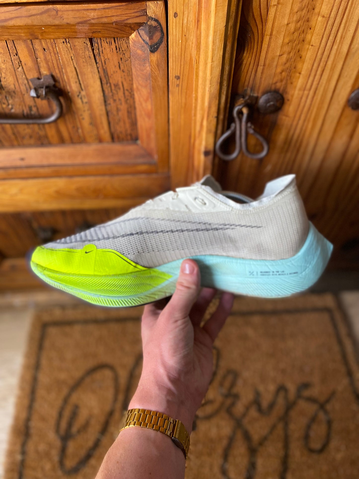 NIKE VAPORFLY 2 ‘COCONUT MILK GHOST GREEN’ - UK 12