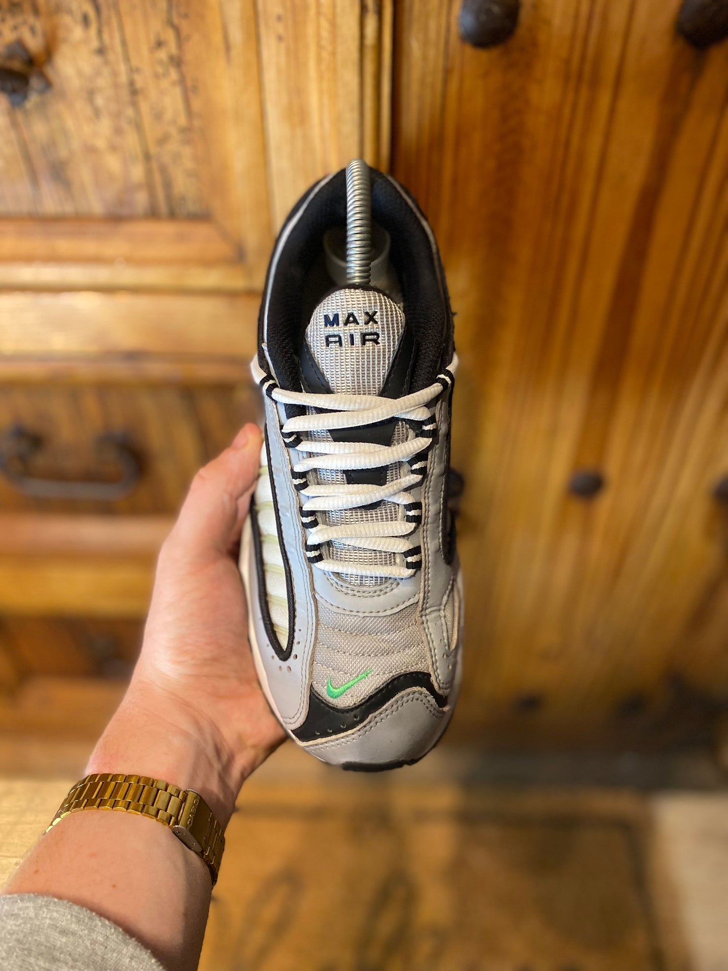 NIKE AIR MAX TAILWIND 4 ‘WOLF GREY GREEN SPARK’ - UK 5.5