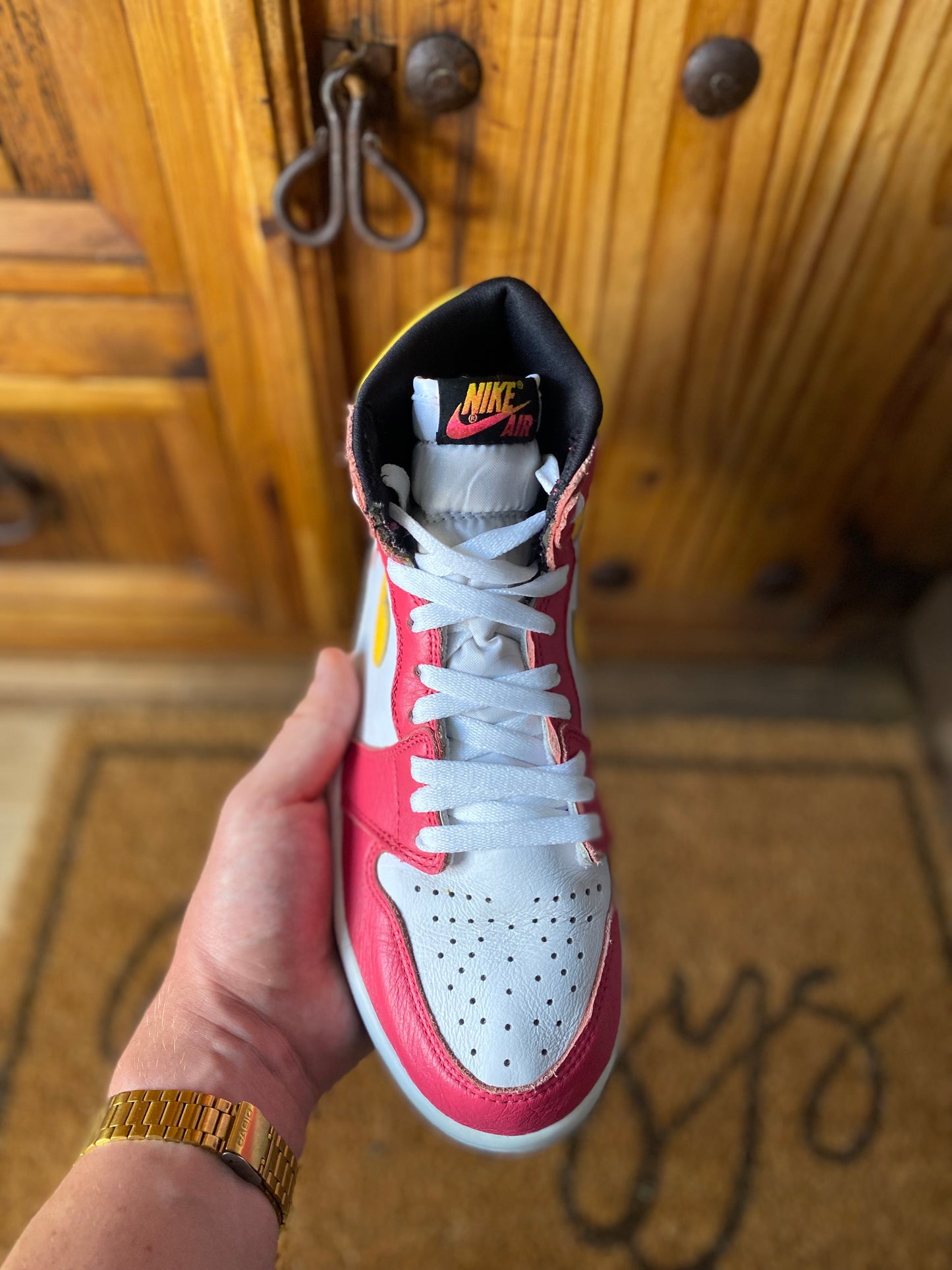 JORDAN 1 HIGH ‘LIGHT FUSION RED’ - UK 7