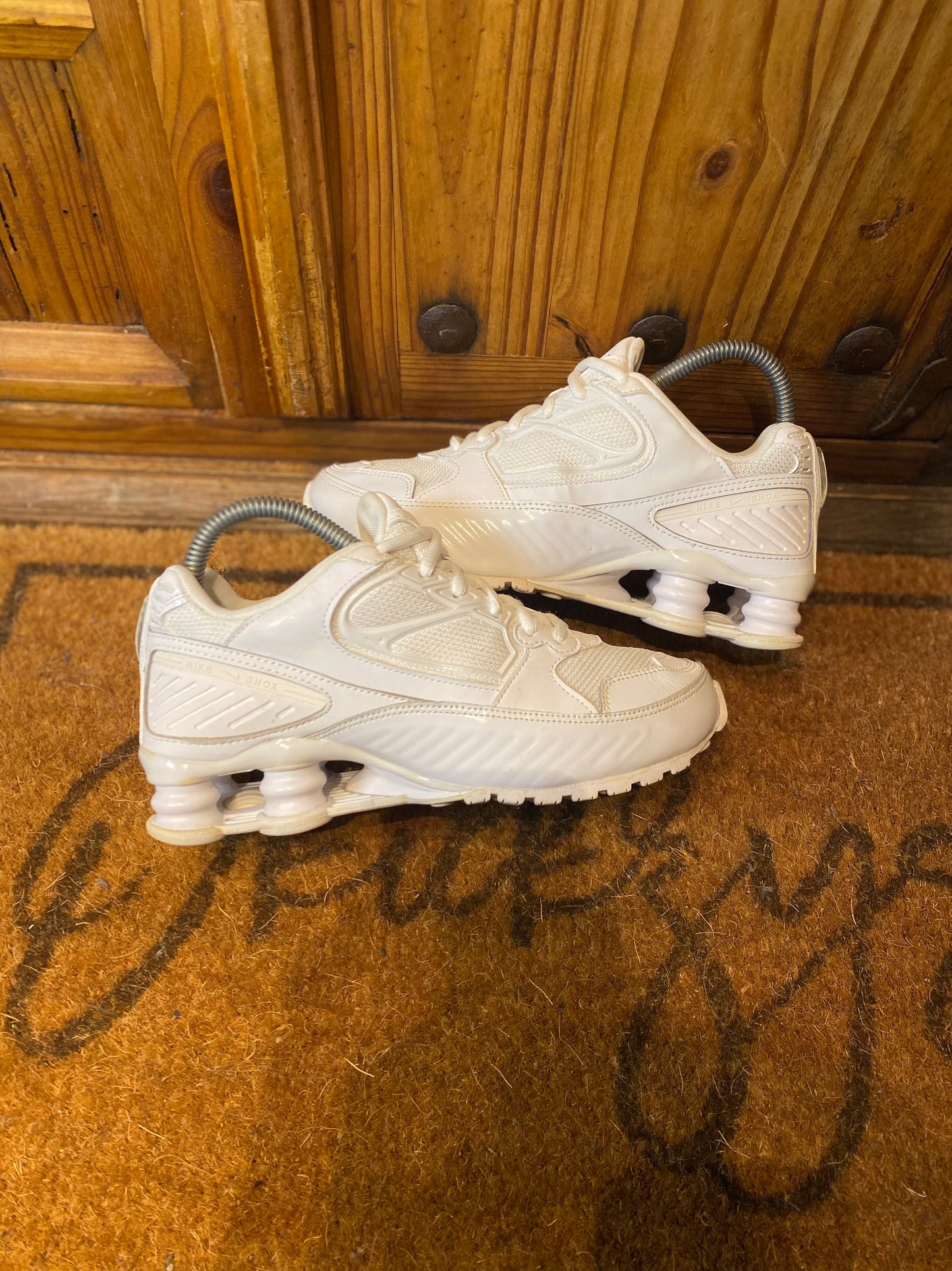 NIKE SHOX ENIGMA ‘TRIPLE WHITE’ - UK 4