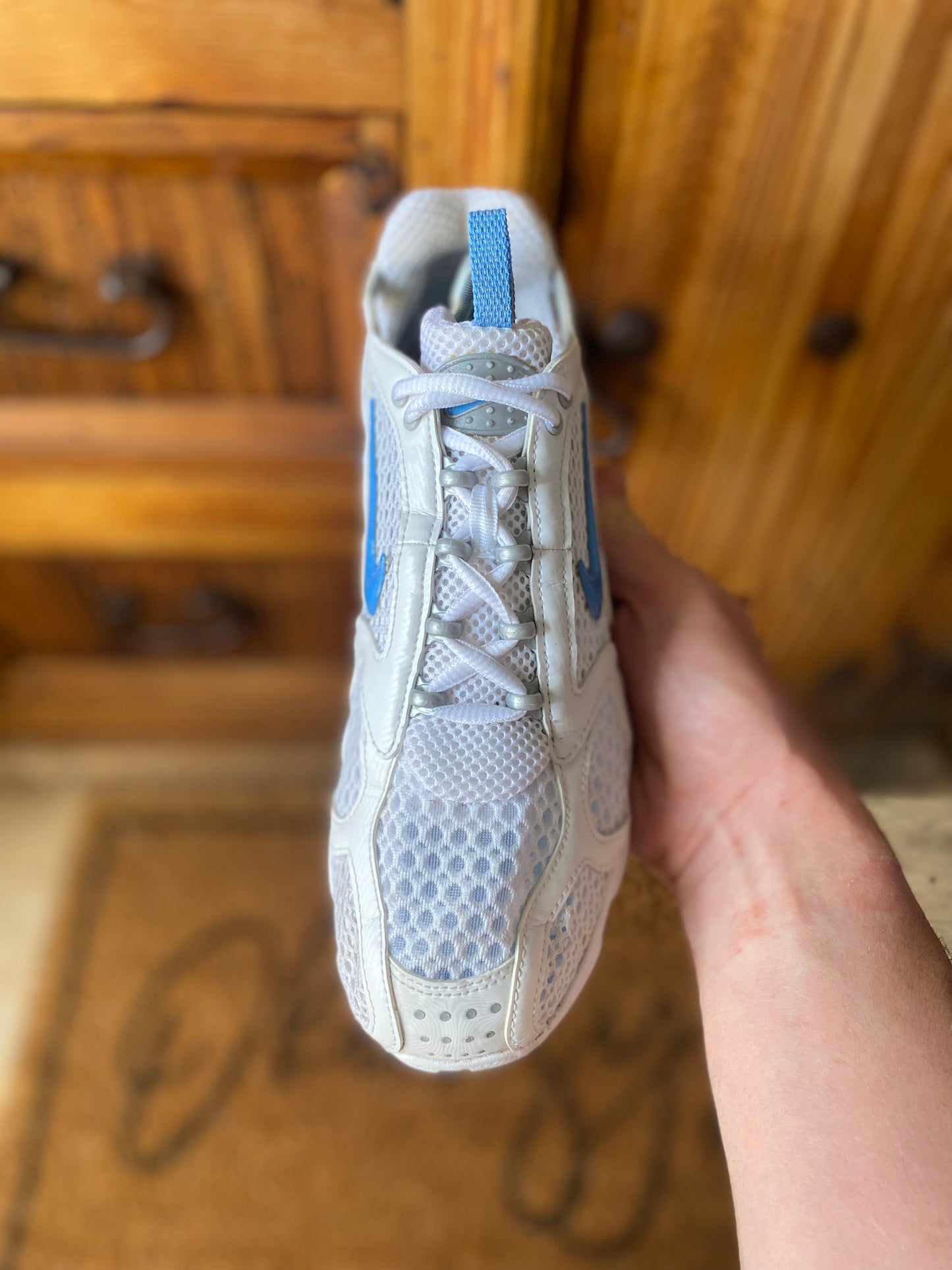 NIKE AIR ZOOM SPIRIDON CAGE 2 ‘WHITE UNIVERSITY BLUE’ - UK 7