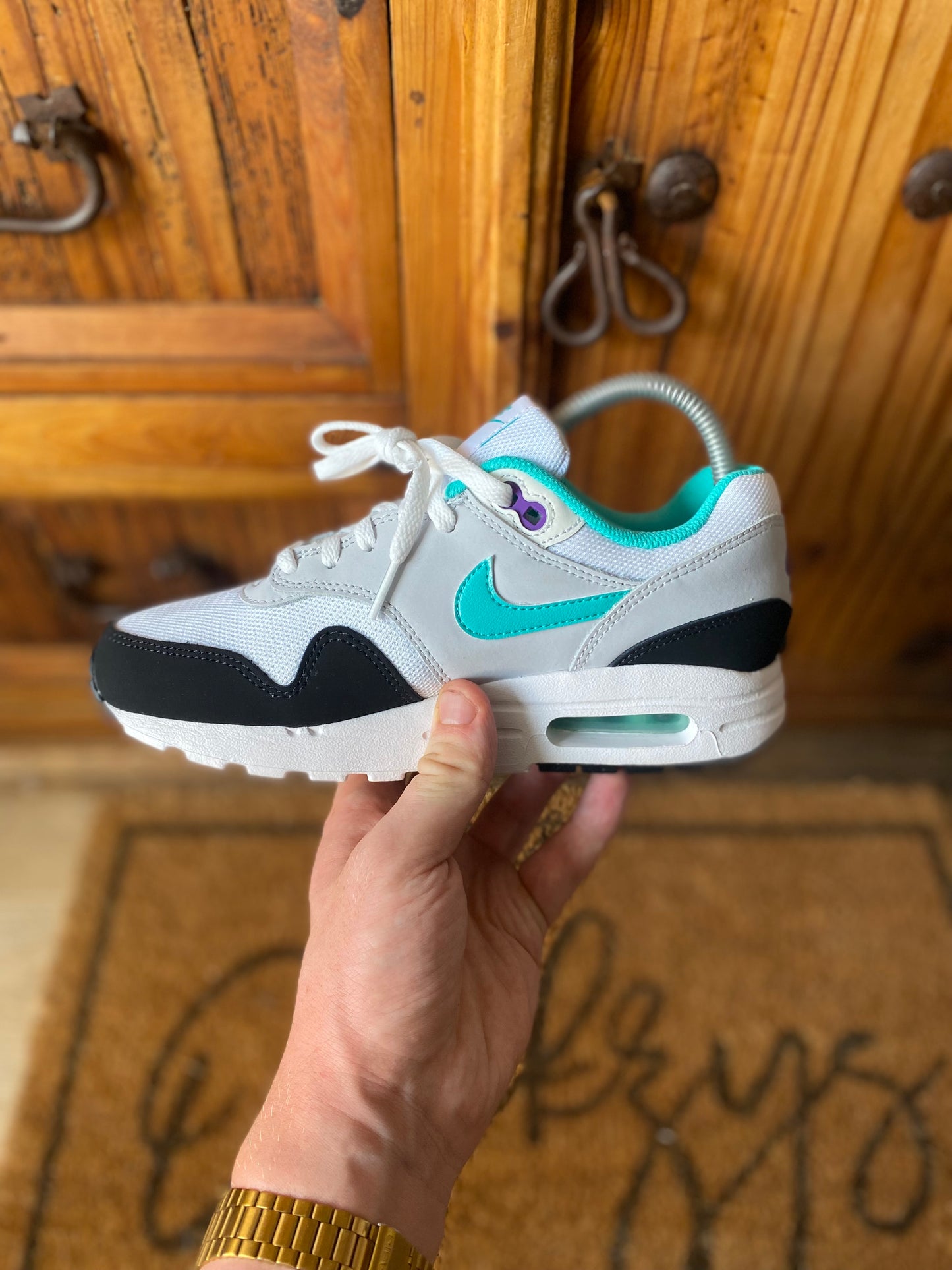 NIKE AIR MAX 1 ‘COURT PURPLE HYPER JADE’ - UK 4.5