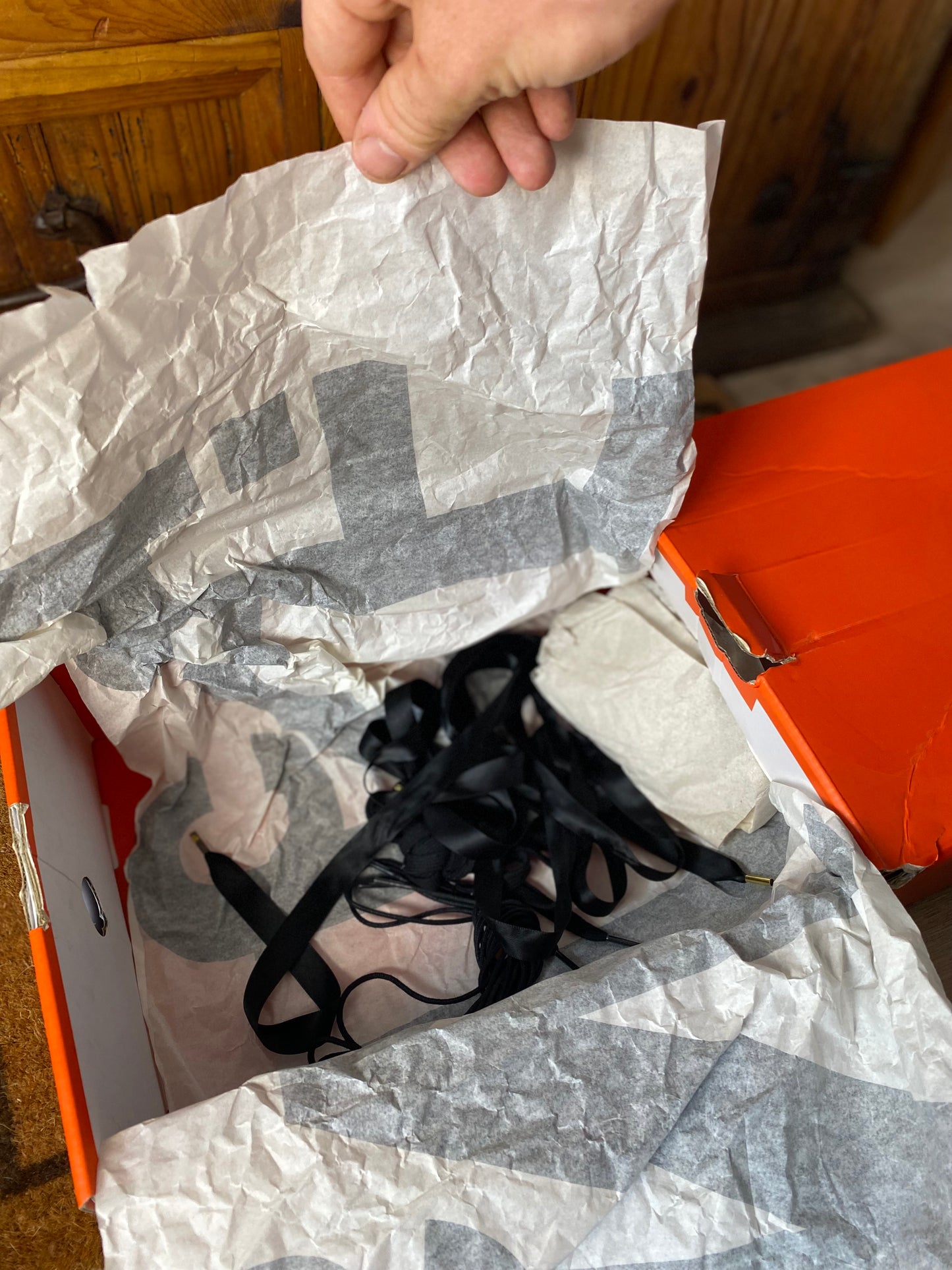 NIKE LD WAFFLE SACAI ‘BLACK NYLON’ - UK 10