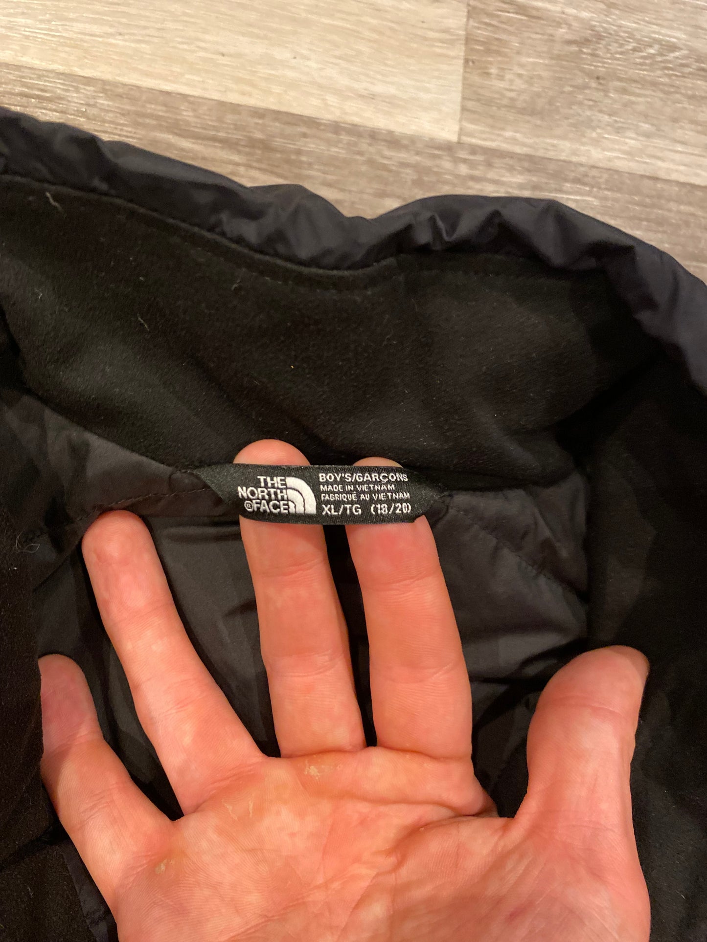 THE NORTH FACE NUPTSE 700 PUFFER GILET - JUNIOR XL