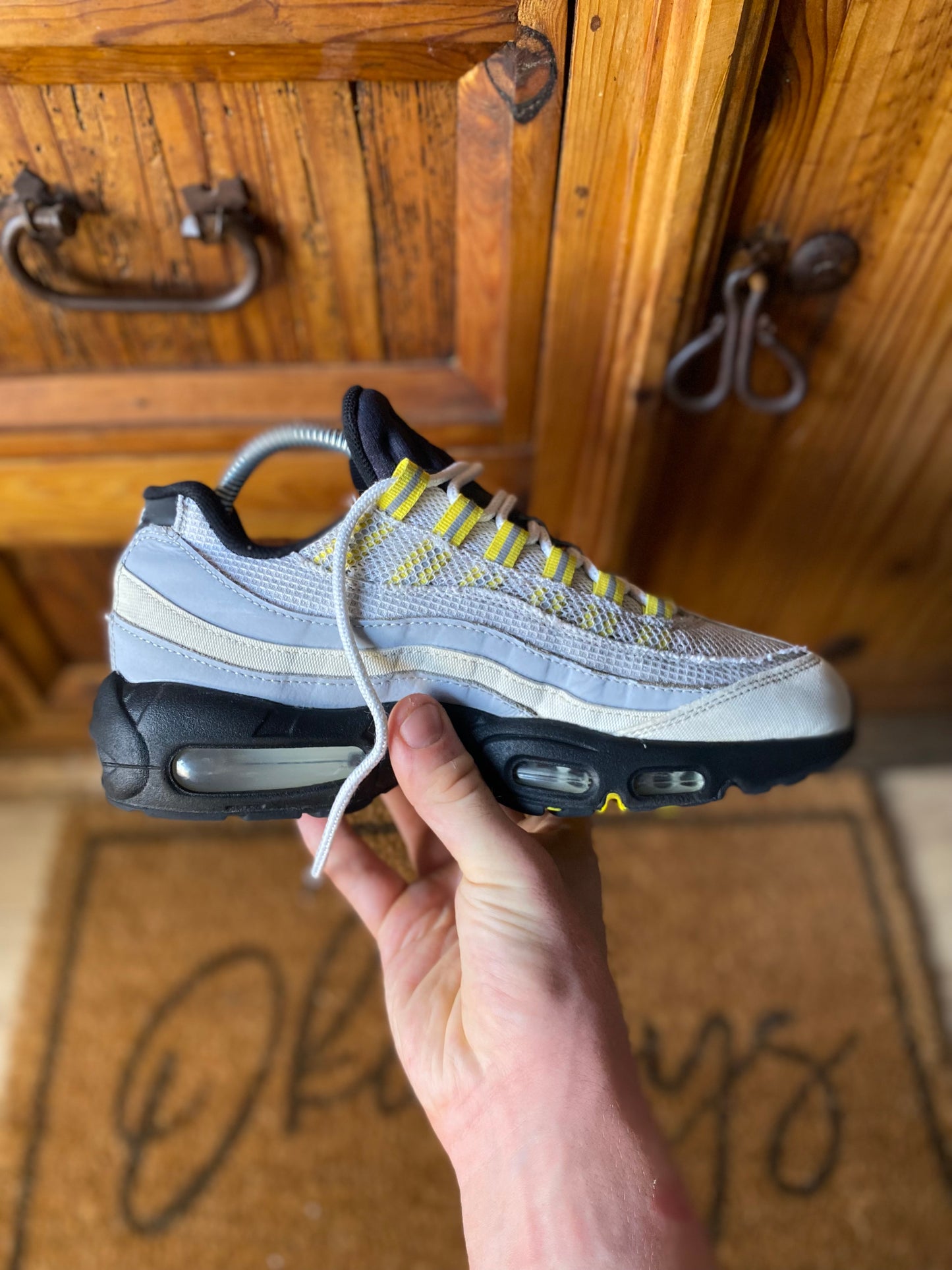 NIKE AIR MAX 95 ‘WOLF GREY TOUR YELLOW’ - UK 6.5
