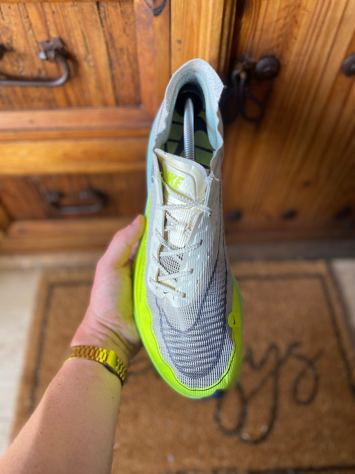 NIKE VAPORFLY 2 ‘COCONUT MILK GHOST GREEN’ - UK 12