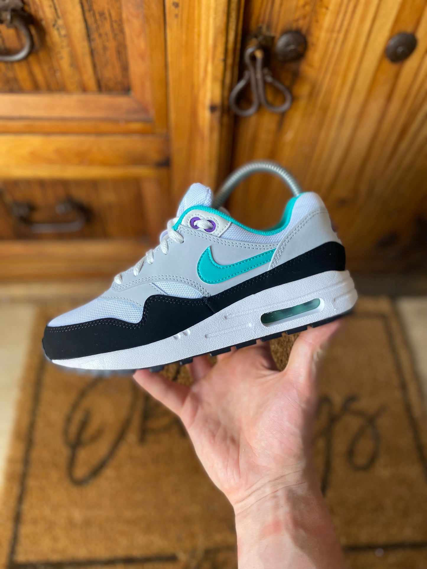 NIKE AIR MAX 1 ‘COURT PURPLE HYPER JADE’ - UK 4.5