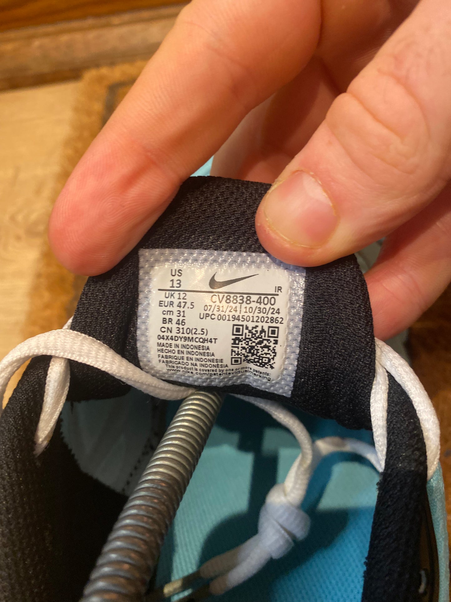 NIKE AIR MAX PLUS ‘AQUA BLUE’ - UK 12