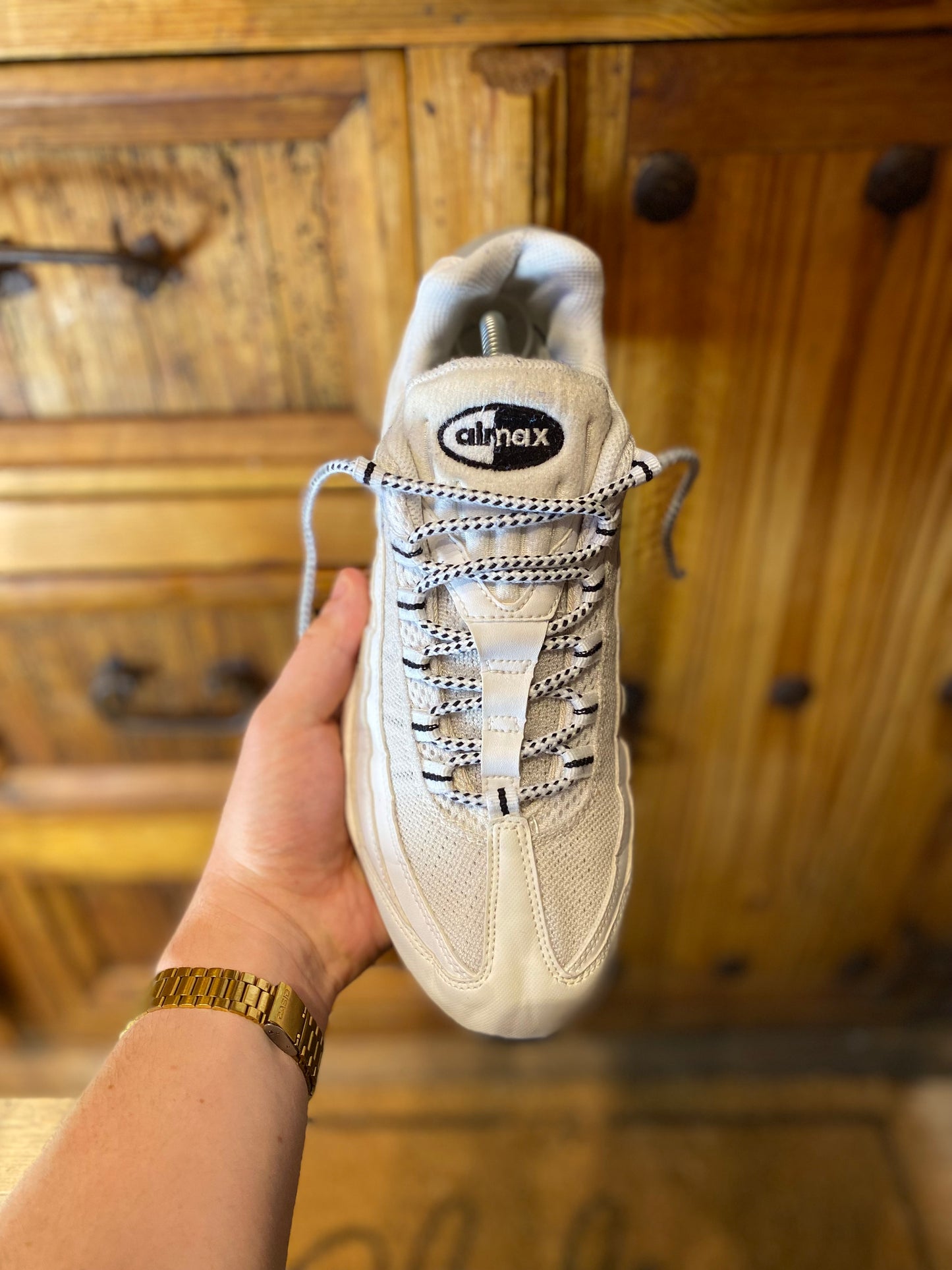 NIKE AIR MAX 95 ‘WHITE BLACK’ - UK 9
