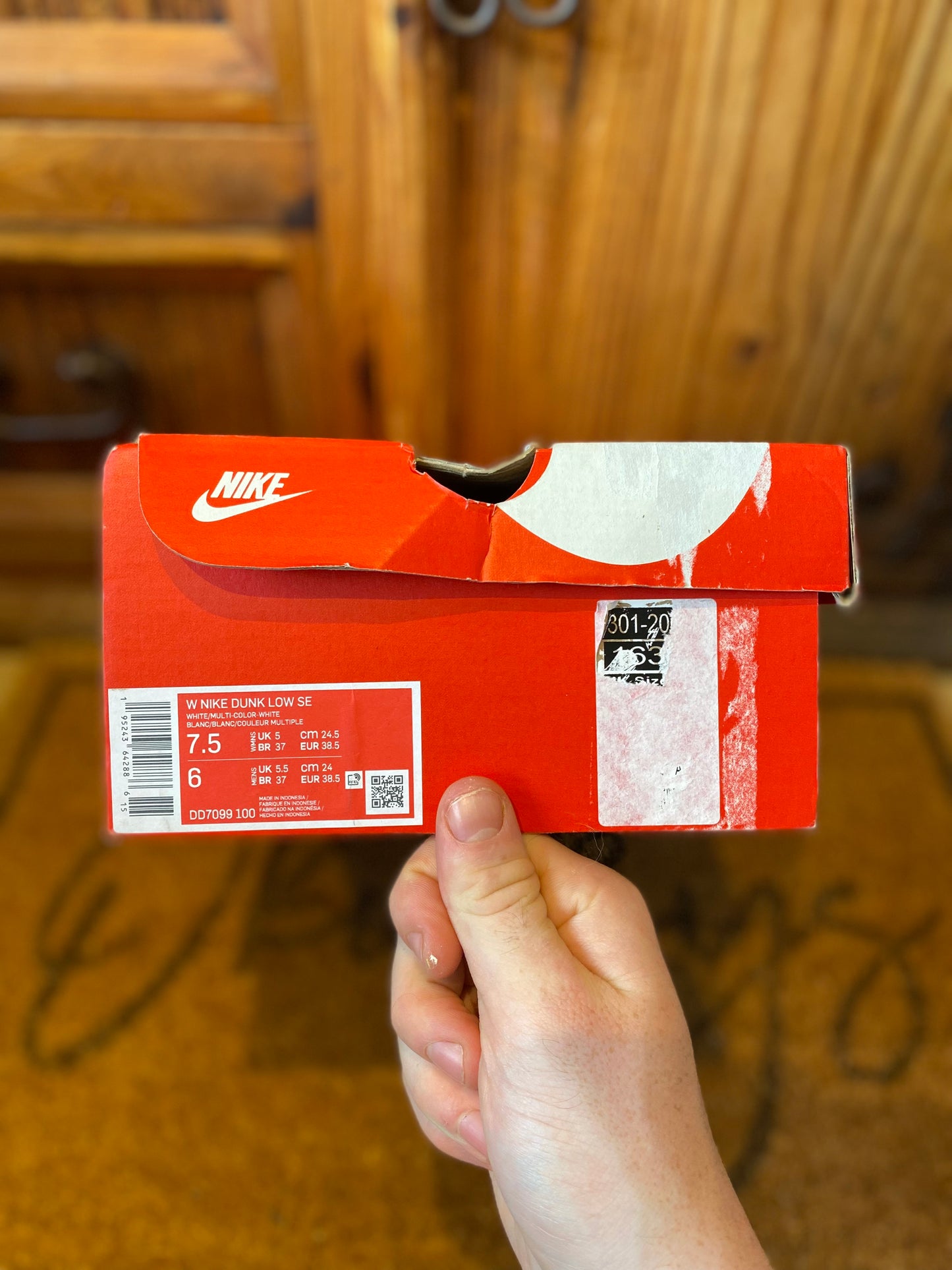 NIKE DUNK LOW ‘PRIMAL WHITE’ - UK 5