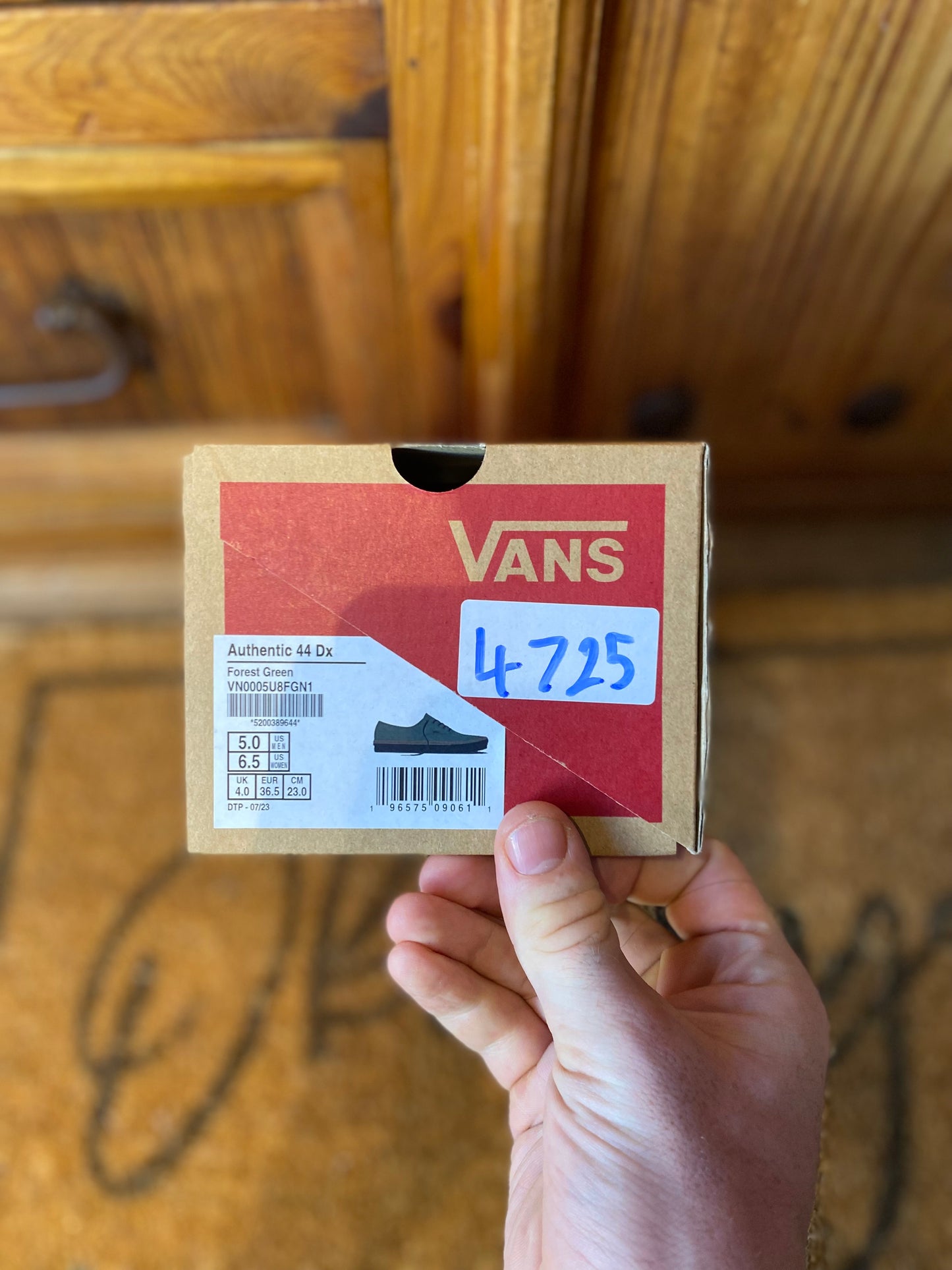VANS AUTHENTIC 44 DX ‘FOREST GREEN’ - DS - UK 4.5