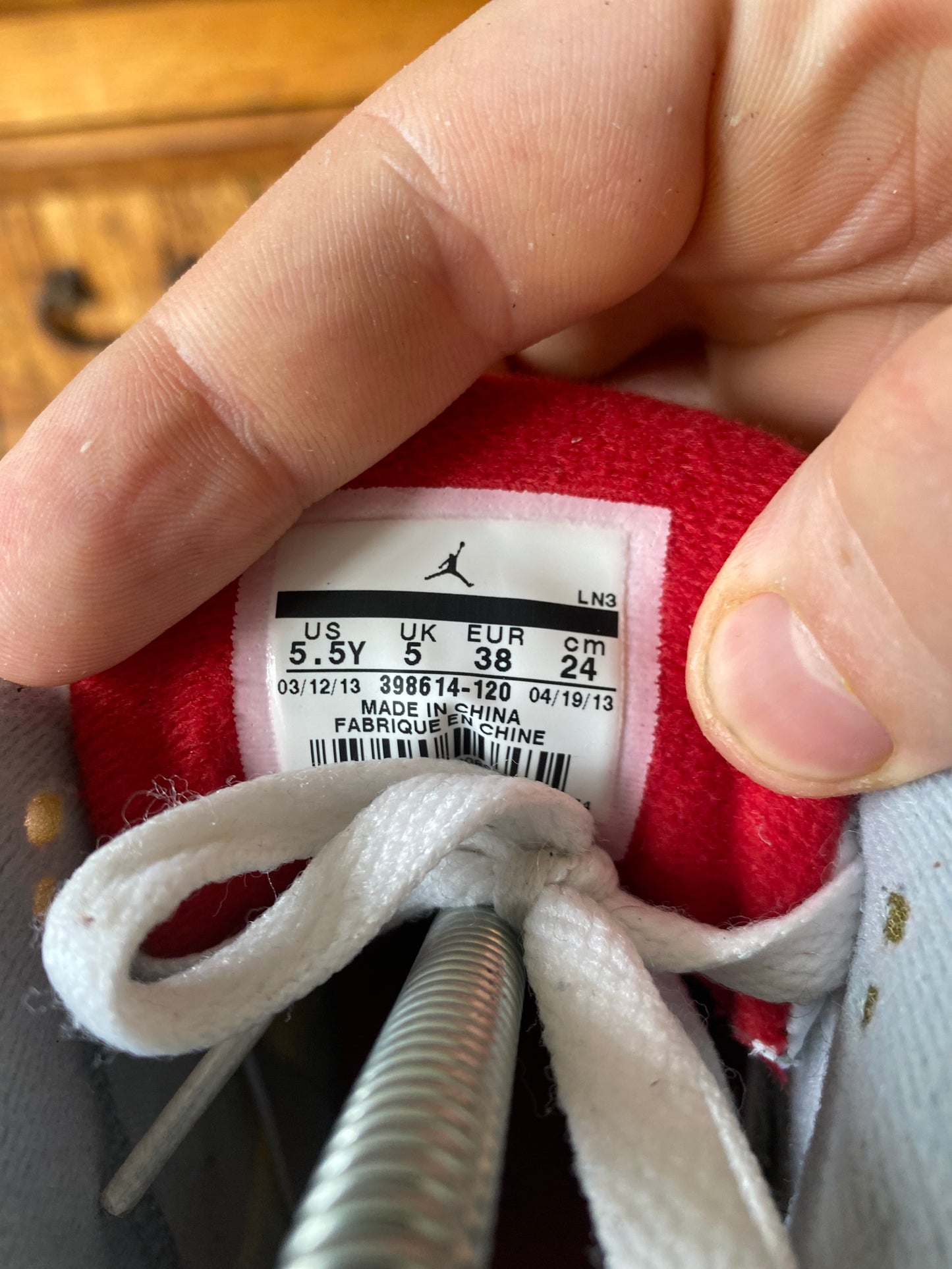 JORDAN 3 ‘FIRE RED’ - UK 5