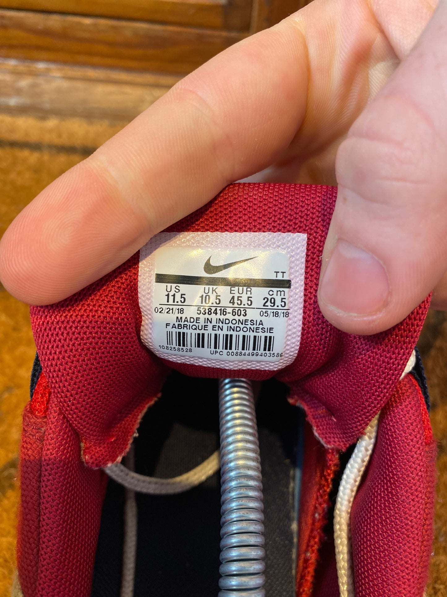 NIKE AIR MAX 95 ‘RED CRUSH WHEAT GOLD’ - UK 10.5