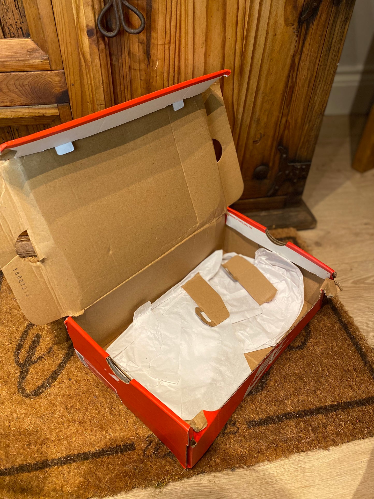 NIKE DUNK HIGH ‘WHITE MAGMA ORANGE’ - UK 3.5