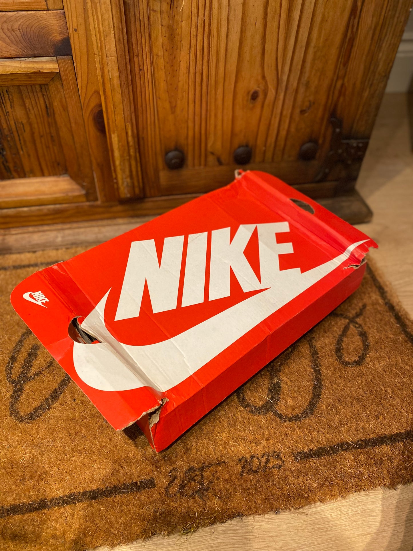 NIKE DUNK HIGH ‘WHITE MAGMA ORANGE’ - UK 3.5