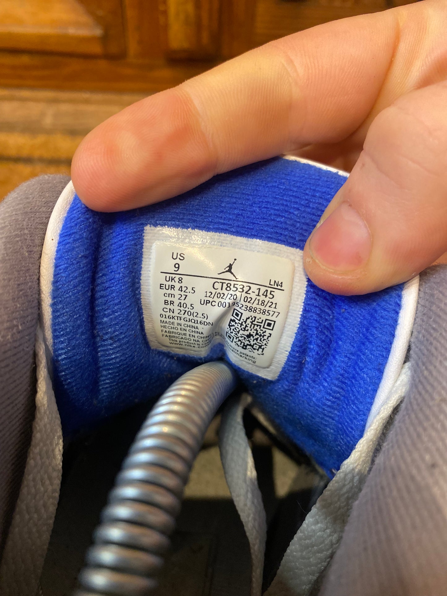 JORDAN 3 ‘RACER BLUE’ - UK 8