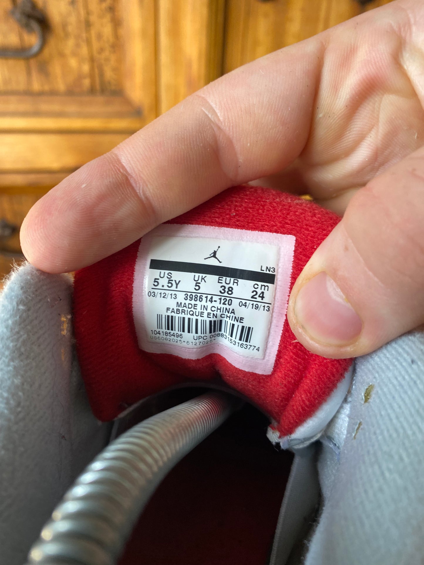JORDAN 3 ‘FIRE RED’ - UK 5