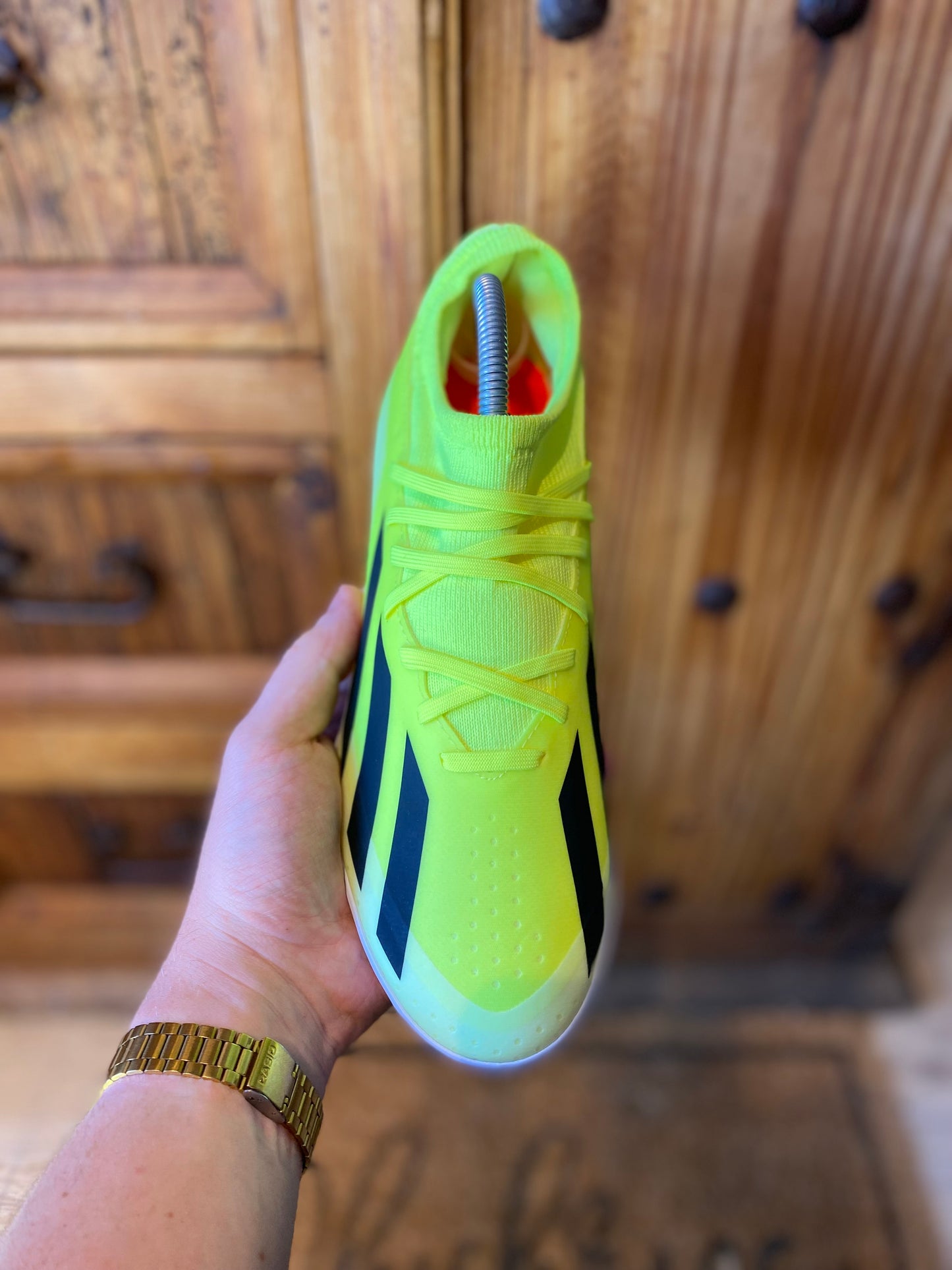 ADIDAS CRAZYFAST LEAGUE INDOORS ‘TEAM SOLAR YELLOW’ - DS - UK 8