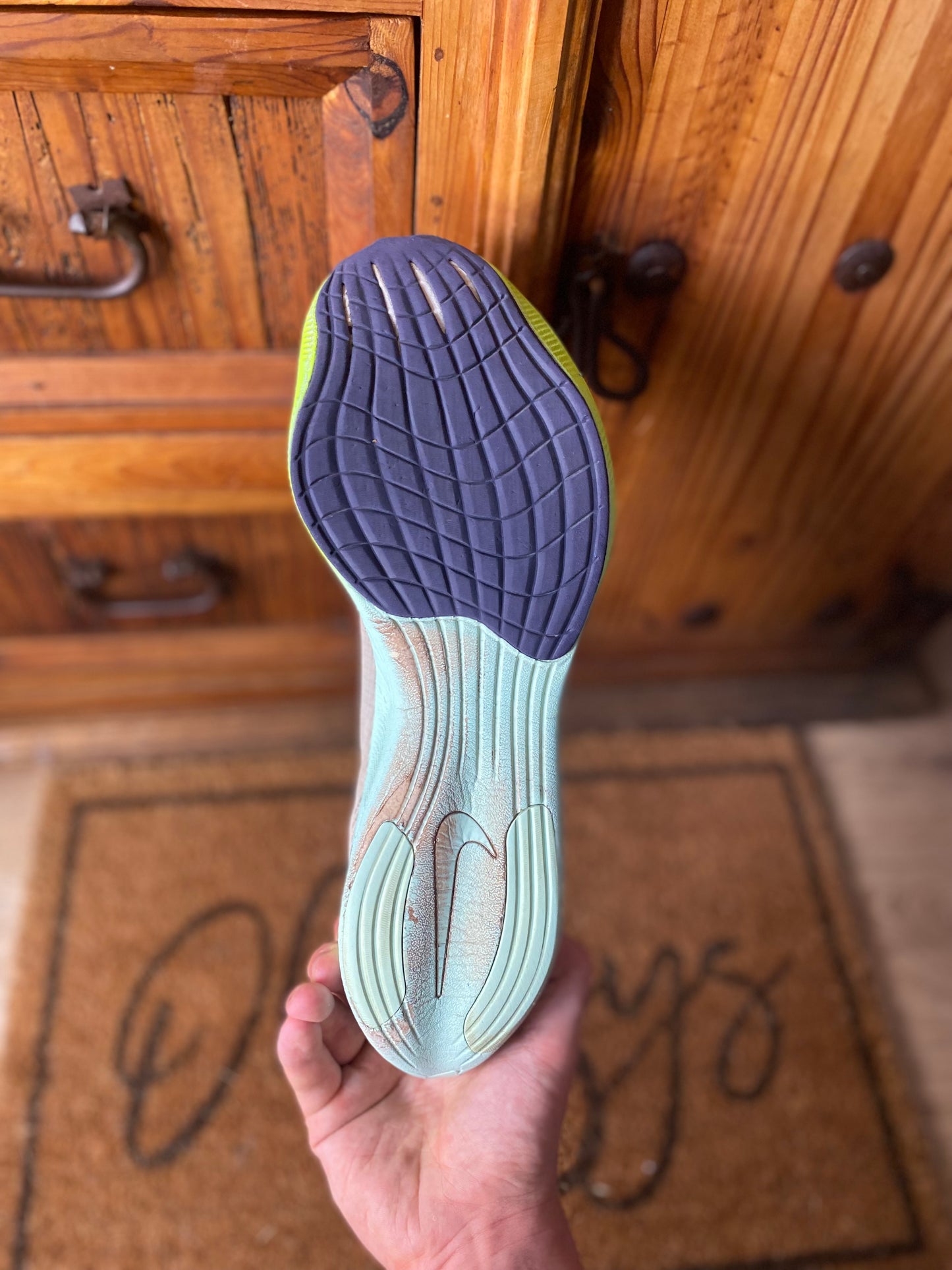 NIKE VAPORFLY 2 ‘COCONUT MILK GHOST GREEN’ - UK 12