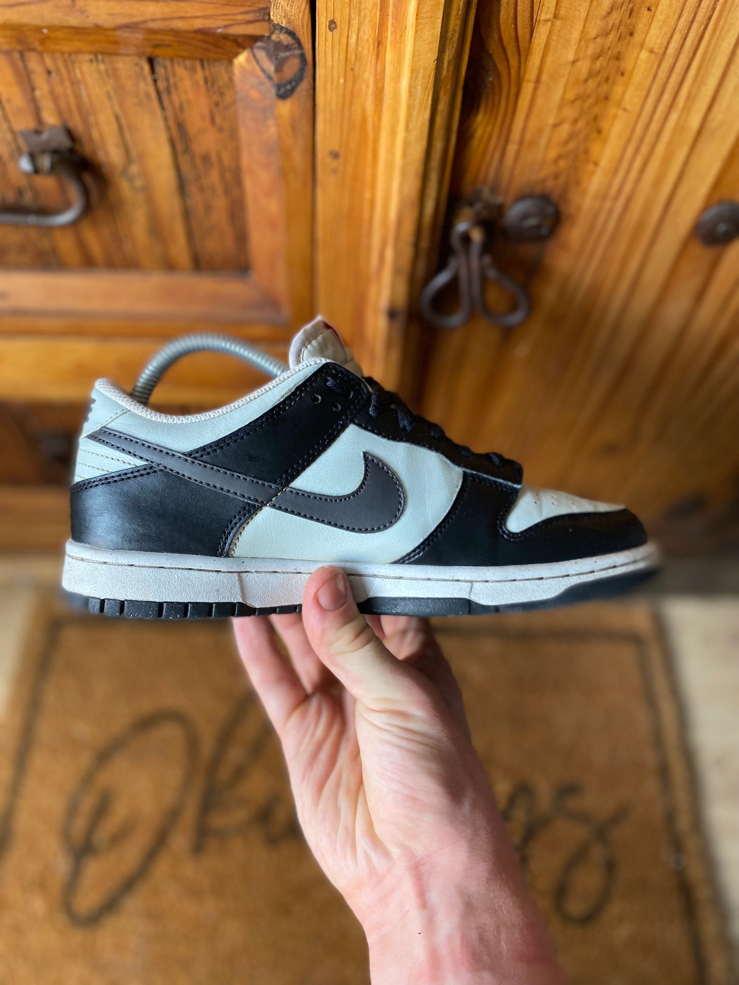 NIKE DUNK LOW ‘TOTAL BLACK ORANGE’ - UK 5.5