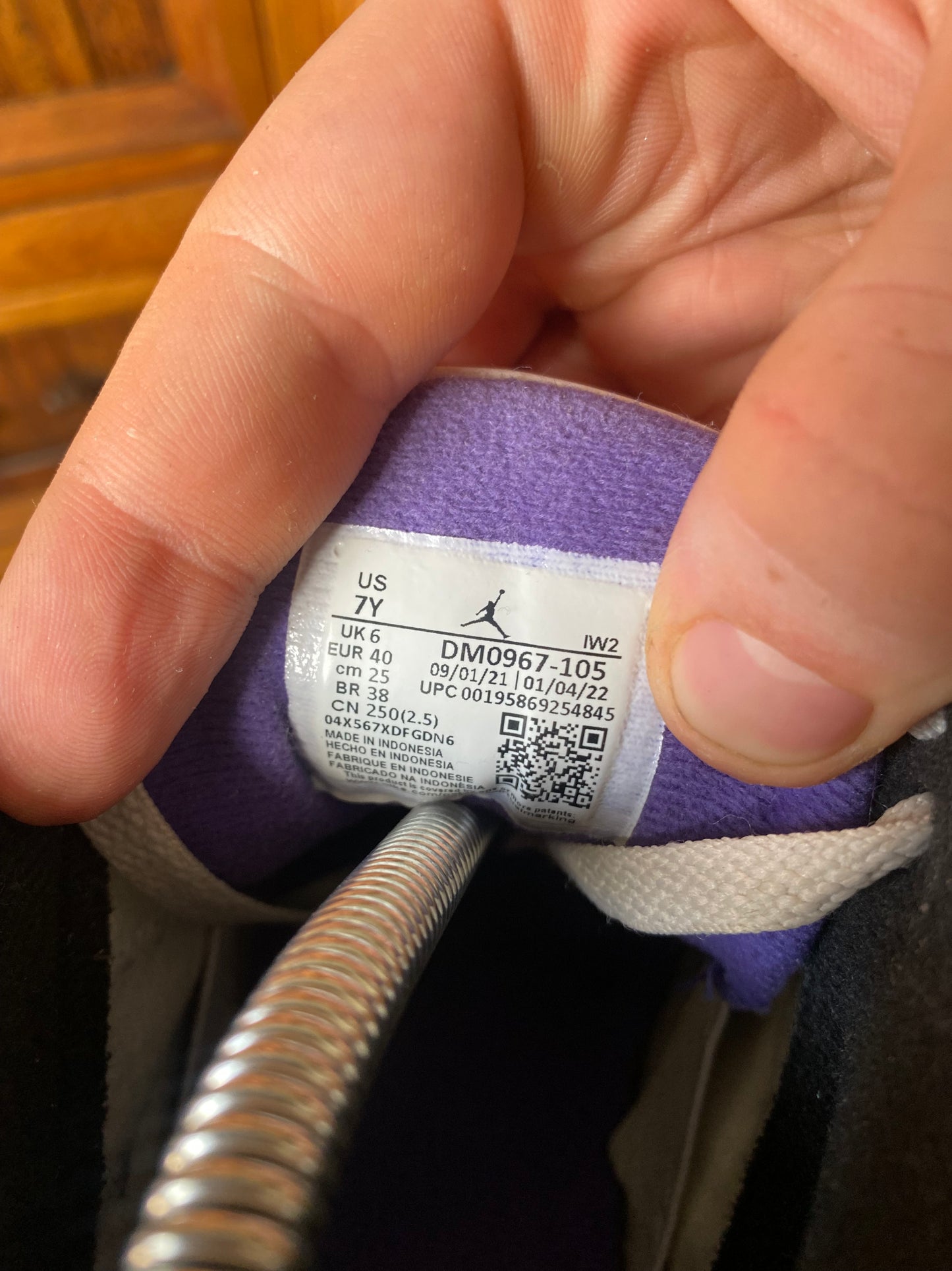 JORDAN 3 ‘DARK IRIS’ - UK 6
