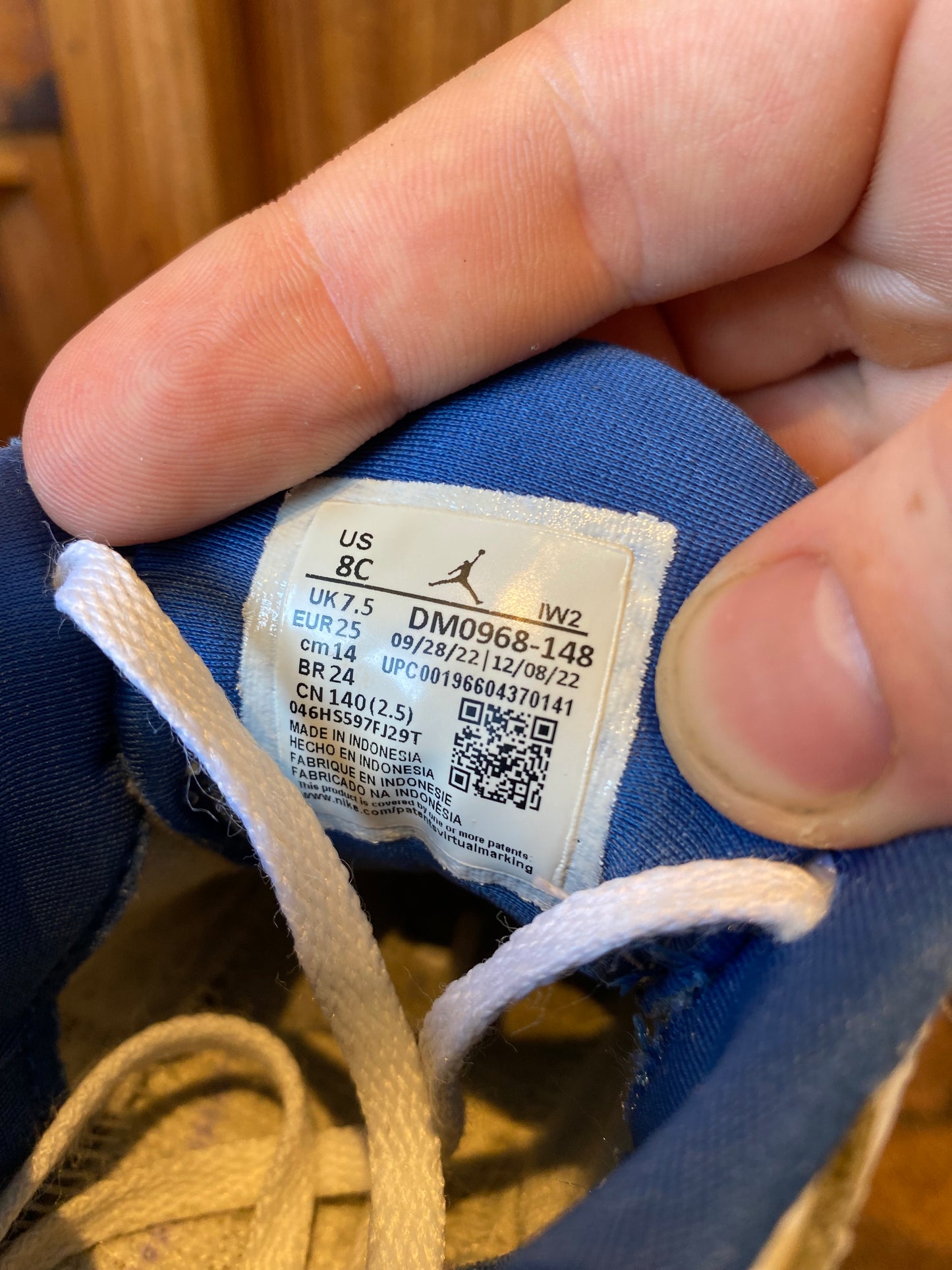 JORDAN 3 ‘WIZARDS’ - UK 7.5 TD