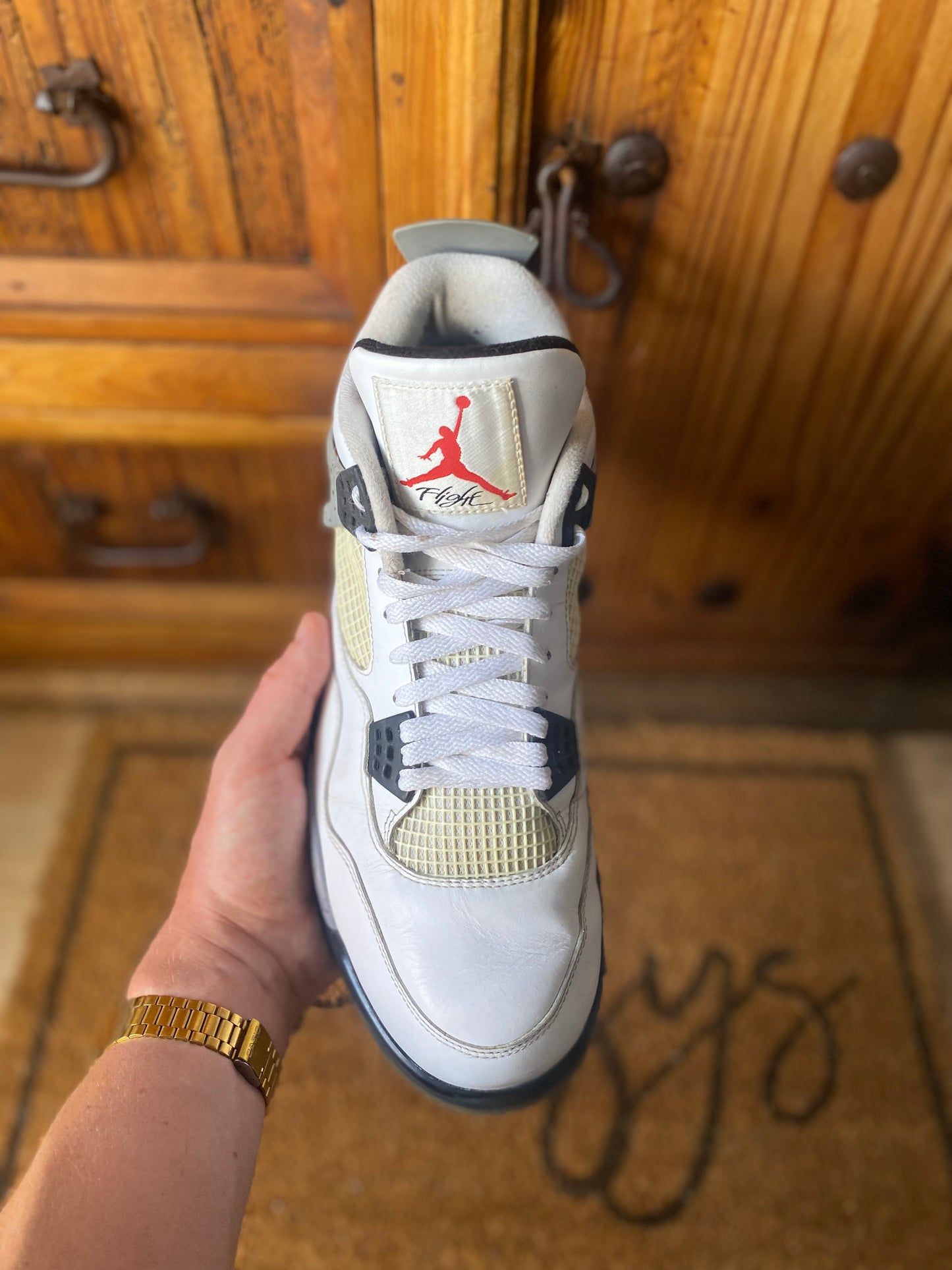 JORDAN 4 ‘WHITE CEMENT’ 2012- UK 12.5