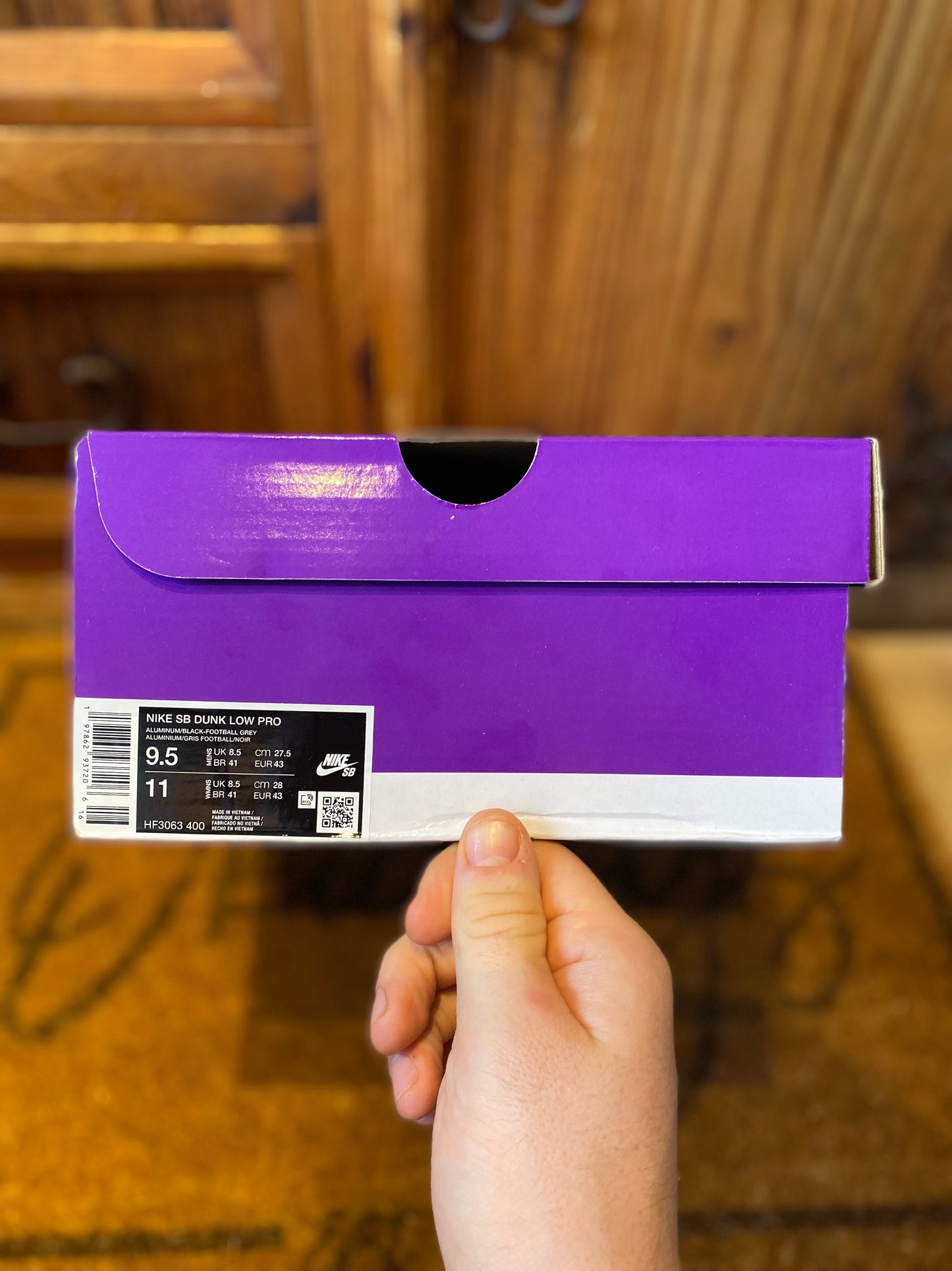 NIKE SB DUNK LOW ‘BLACK ALUMINUM’ - BNIB - UK 8.5