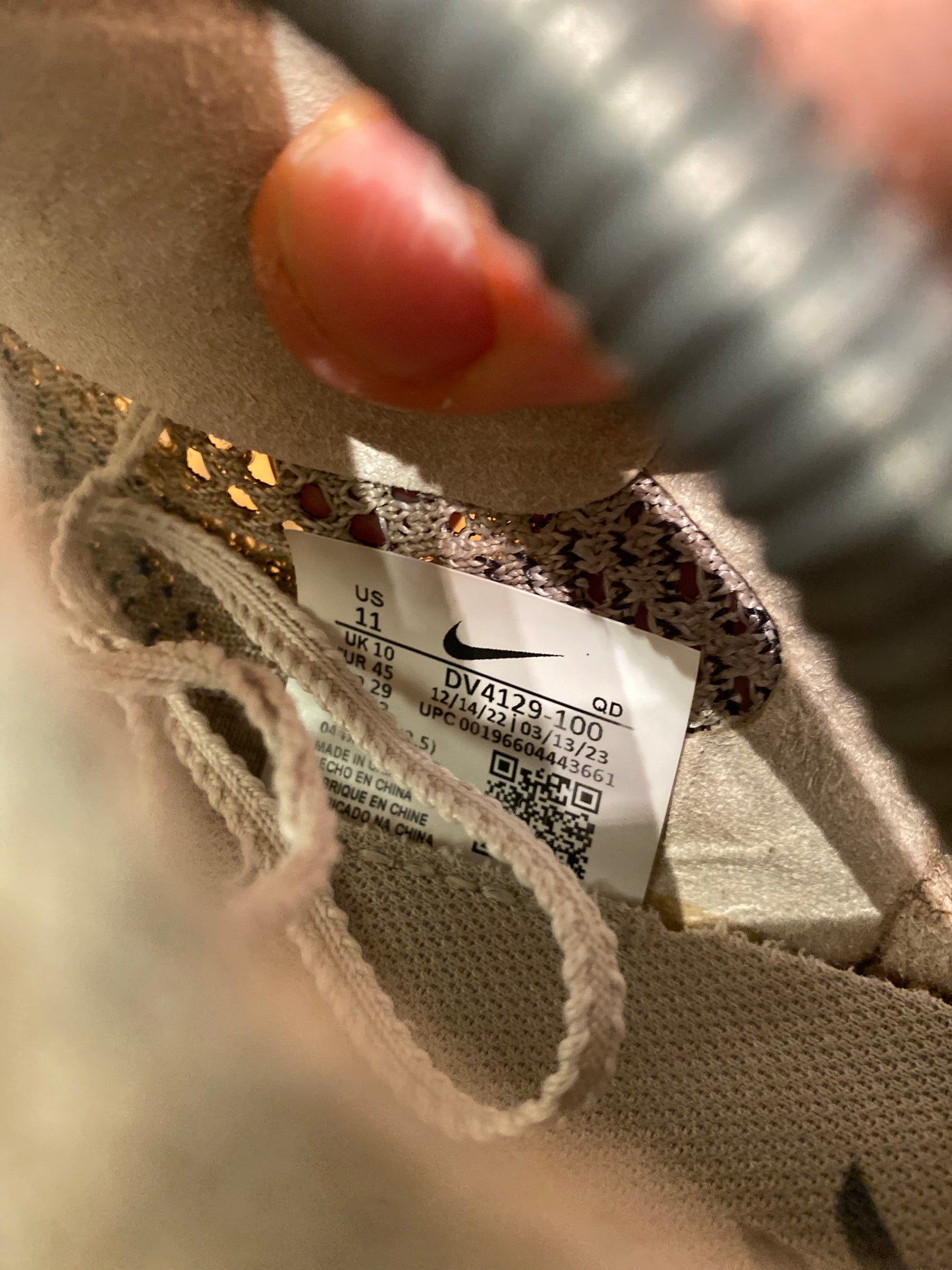 NIKE VAPORFLY 3 ‘WHITE PARTICLE GREY’ - UK 10