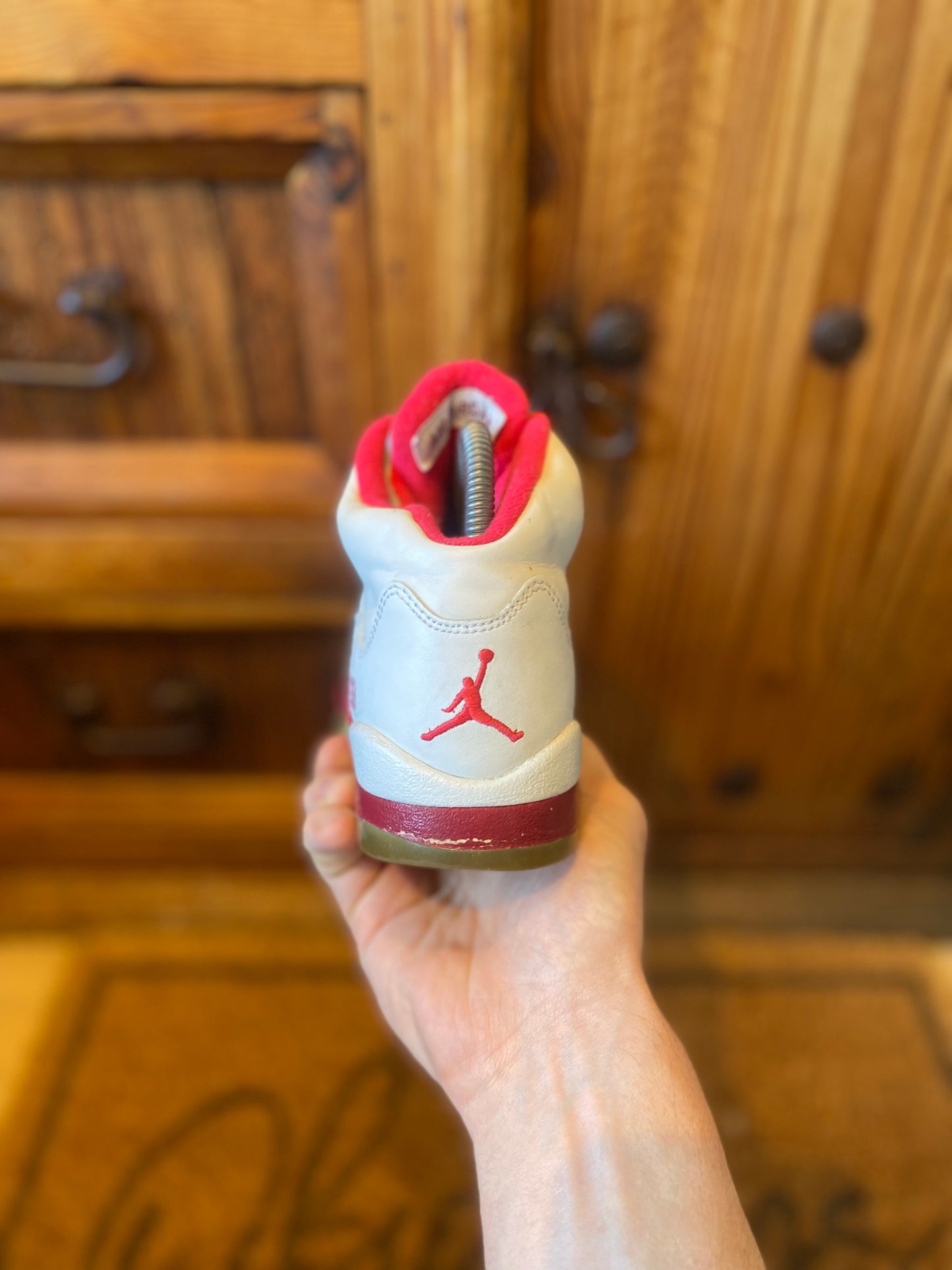 JORDAN 5 ‘WHITE SCARLET FIRE’ - UK 4