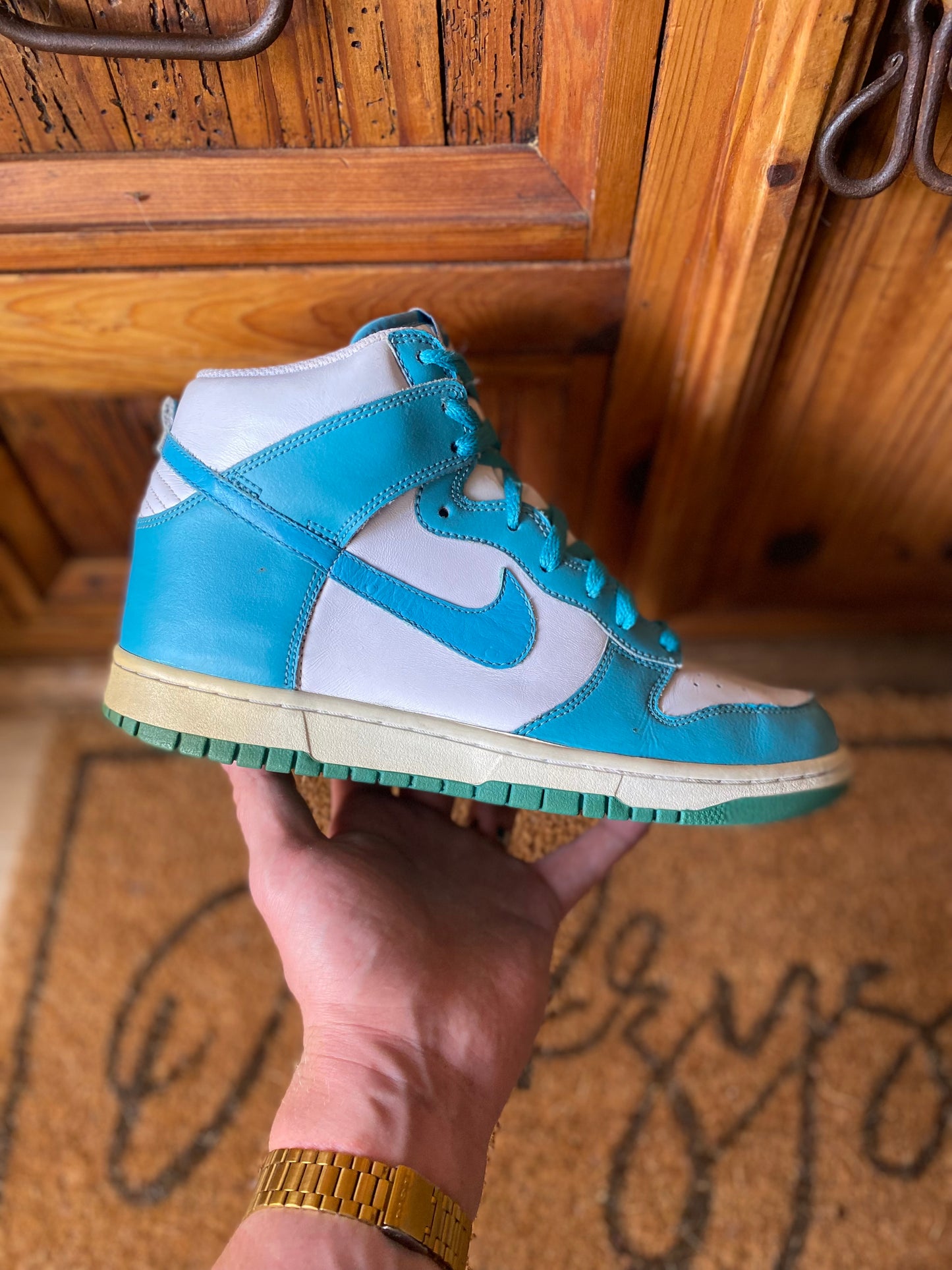 NIKE DUNK HIGH ‘MINERAL BLUE’ 2011 - UK 8