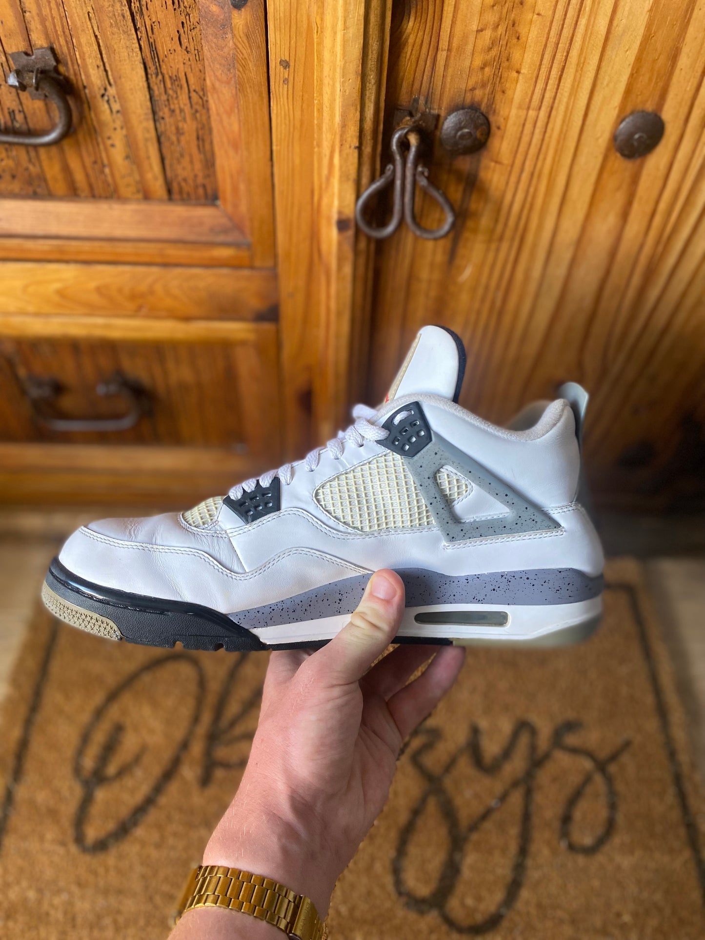 JORDAN 4 ‘WHITE CEMENT’ 2012- UK 12.5