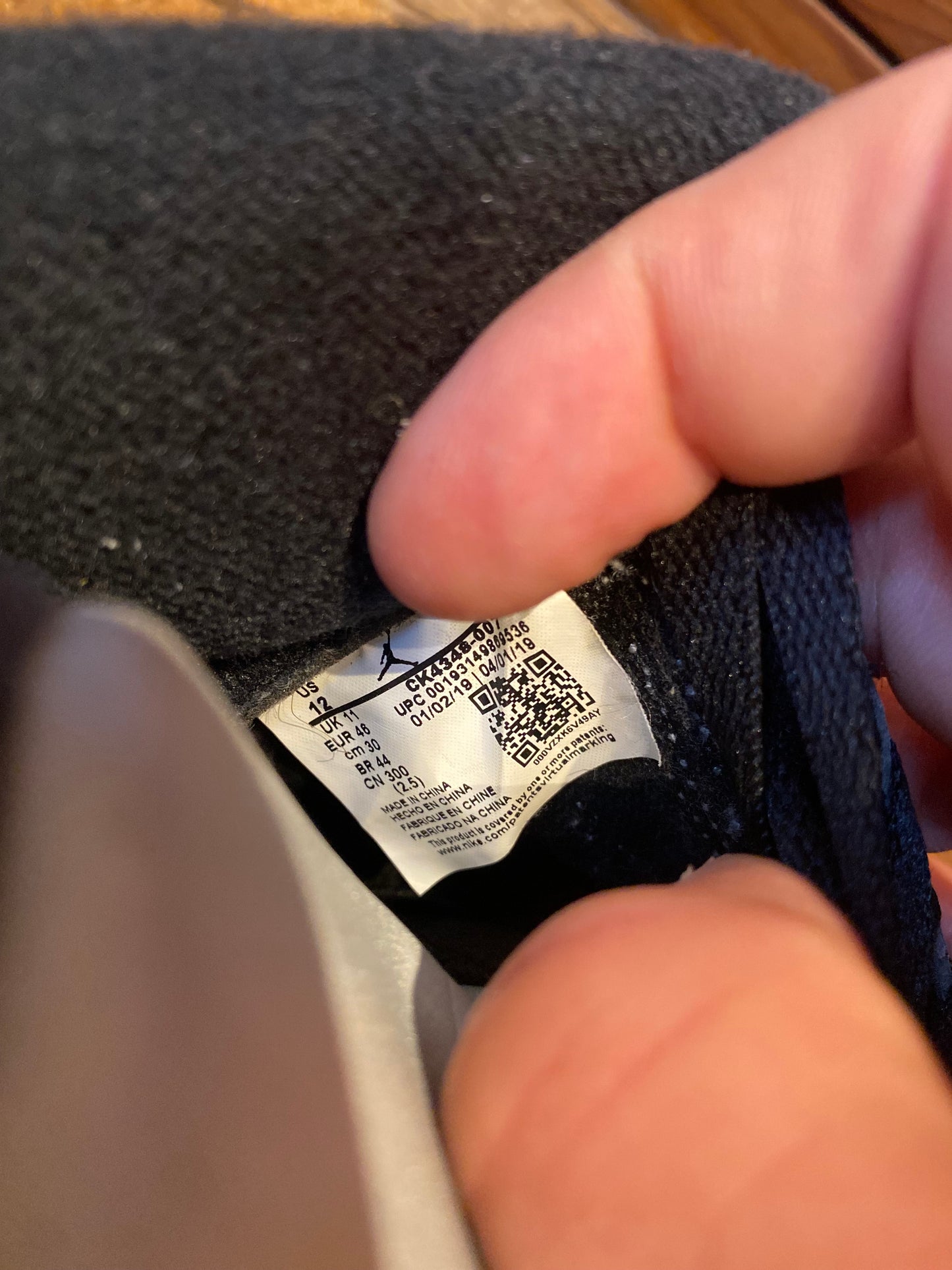 JORDAN 3 ‘TINKER HATFIELD BLACK CEMENT GOLD’ - UK 11