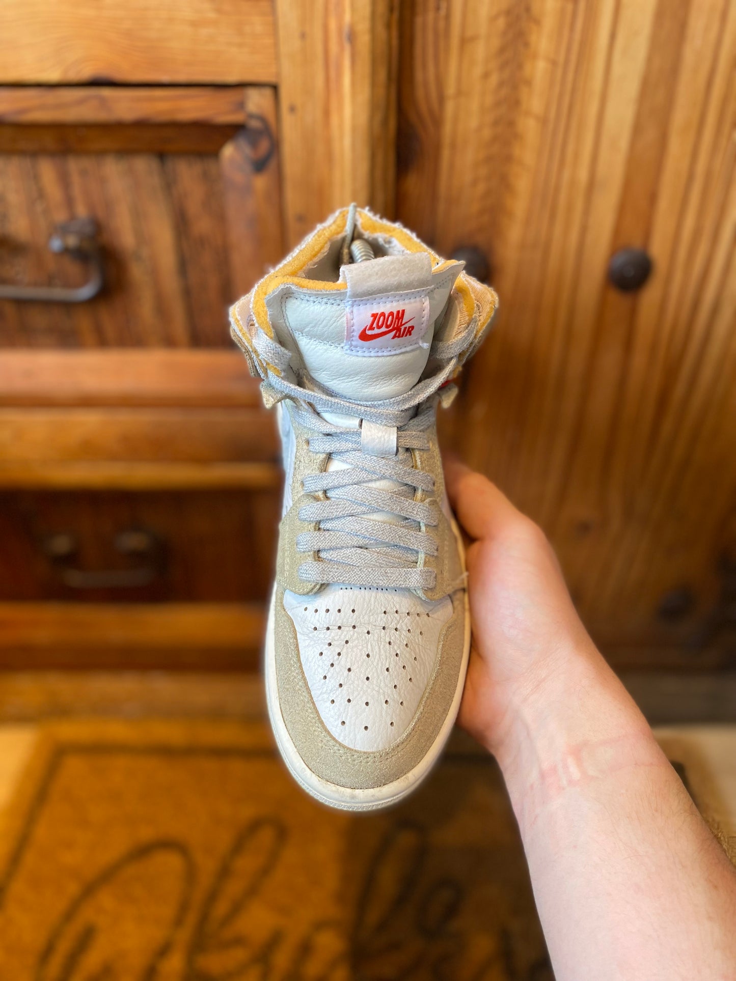 JORDAN 1 HIGH AIR ZOOM CMFT ‘OLIVE AURA’ - UK 3.5