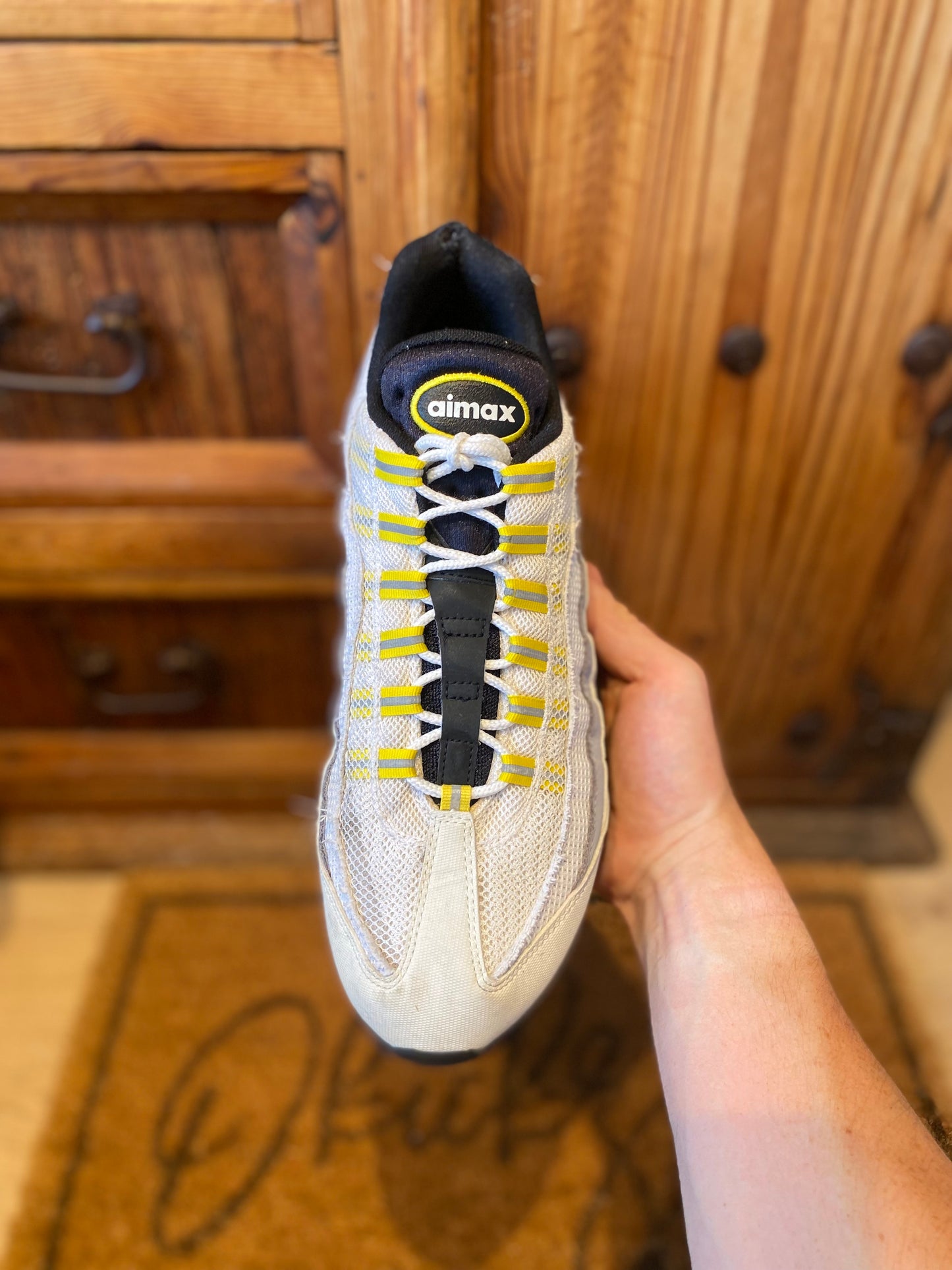 NIKE AIR MAX 95 ‘WOLF GREY TOUR YELLOW’ - UK 12