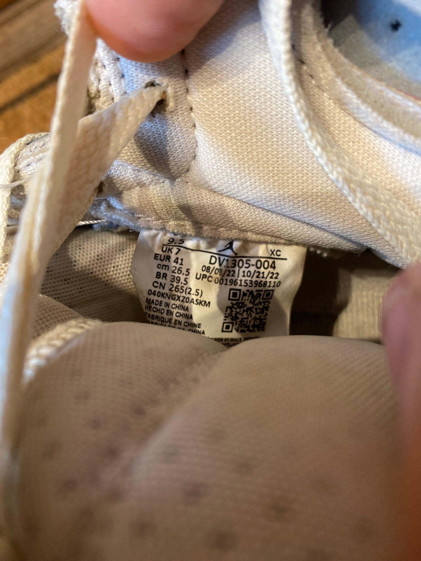JORDAN 1 HIGH ZOOM AIR CMFT ‘PHANTOM UNIVERSITY BLUE’ - UK 7