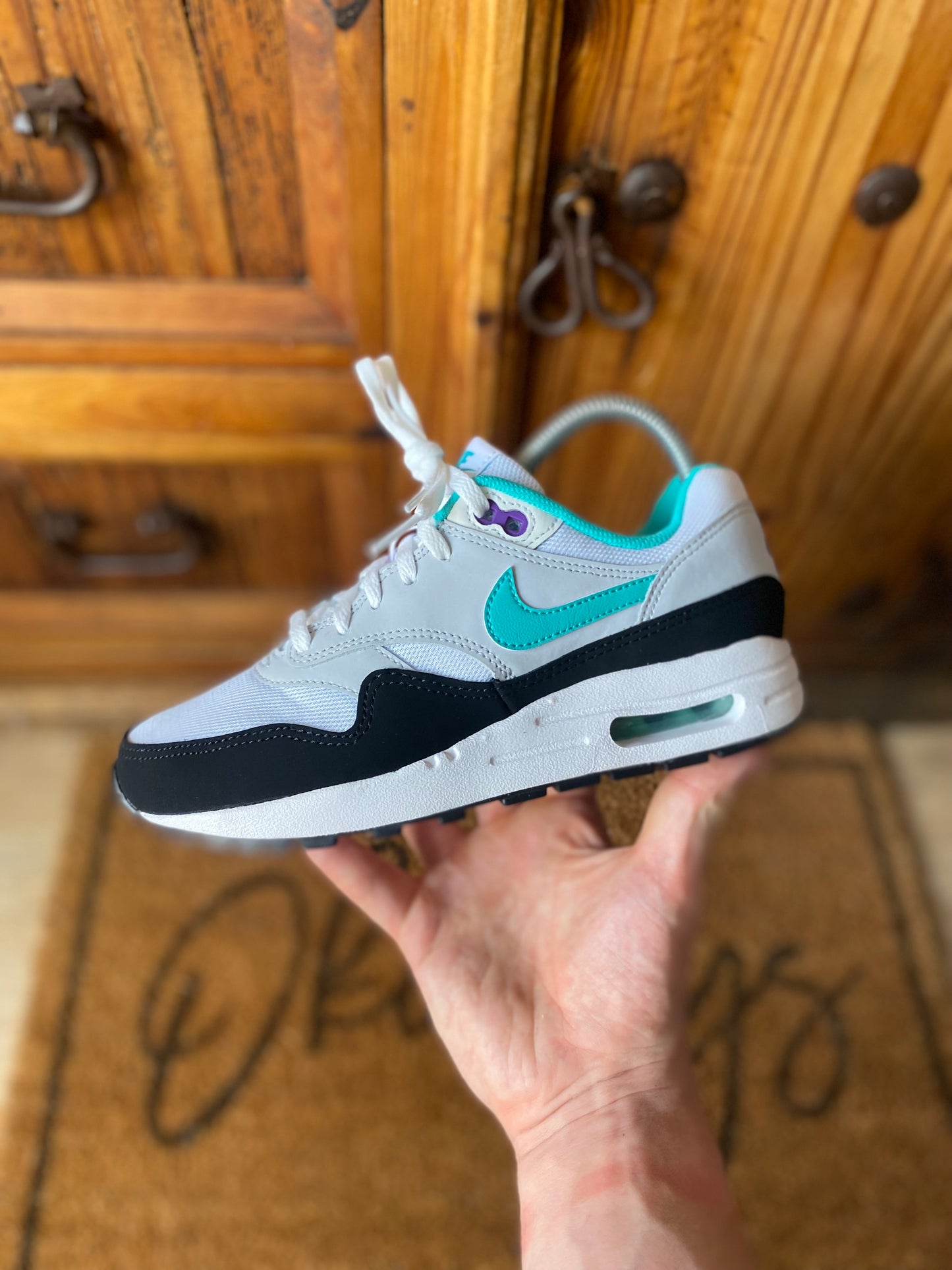 NIKE AIR MAX 1 ‘COURT PURPLE HYPER JADE’ - UK 4.5