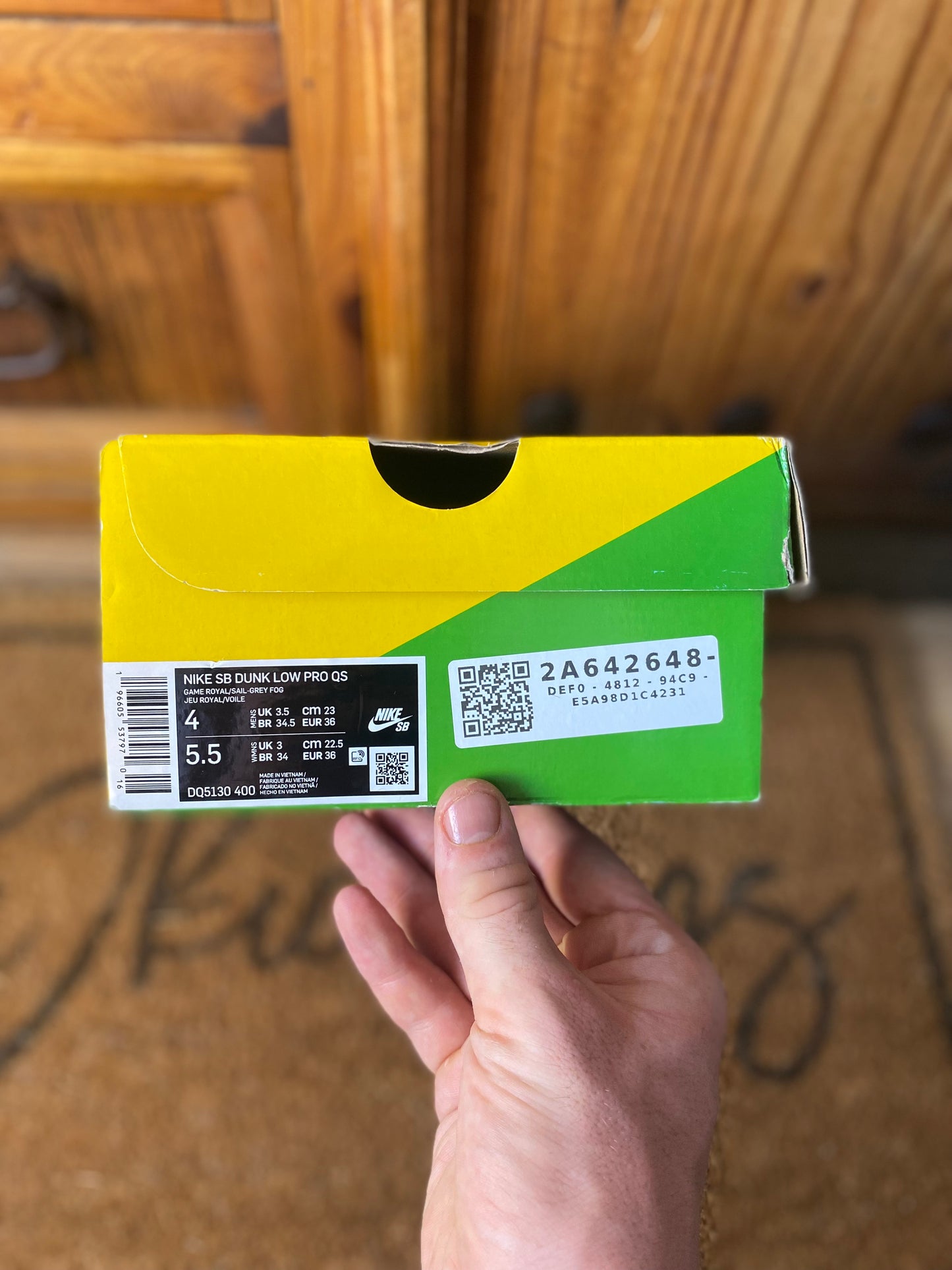 NIKE SB DUNK LOW ‘FLY STREETWEAR GARDENIA’ - UK 3.5