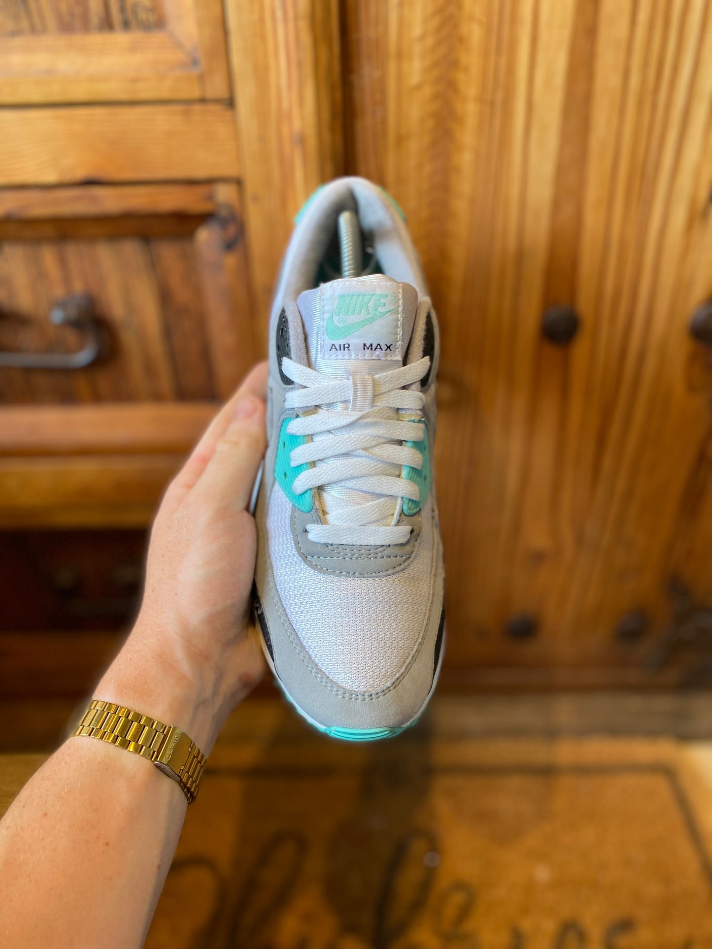 NIKE AIR MAX 90 RECRAFT HYPER TURQUOISE’ - UK 7.5