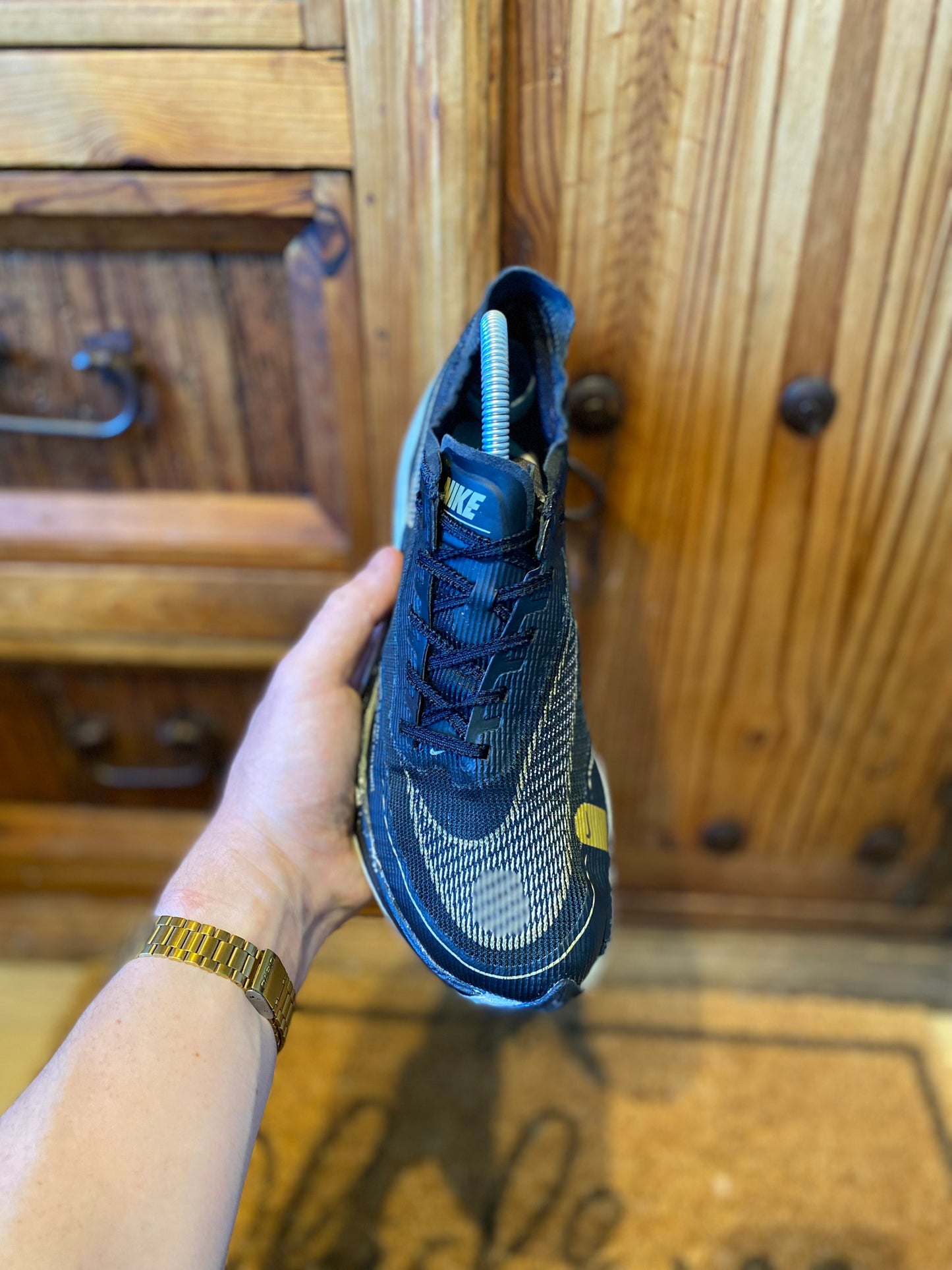 NIKE ZOOMX VAPORFLY NEXT% 2 ‘BLACK METALLIC GOLD COIN’ - UK 6.5