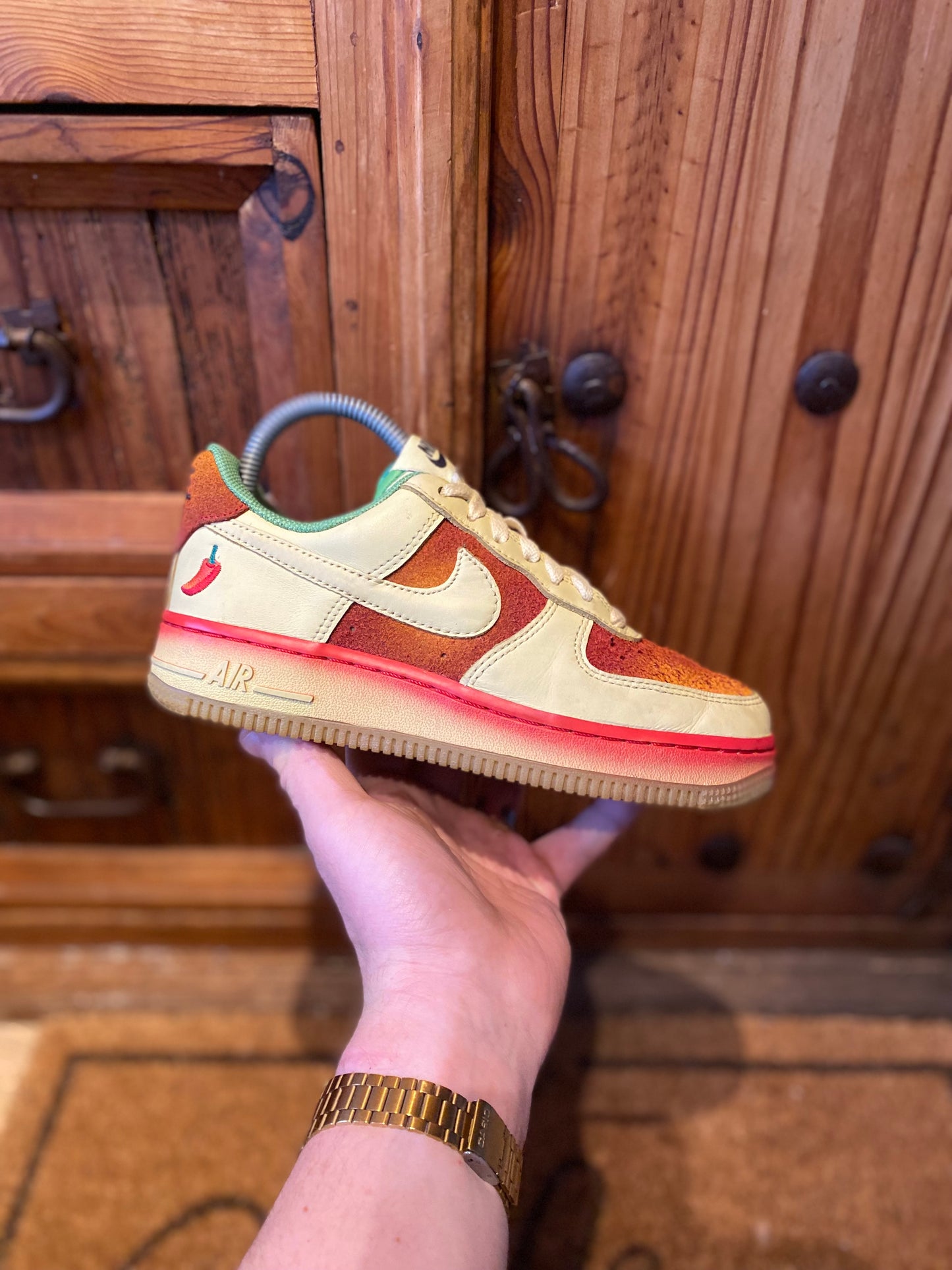 NIKE AIR FORCE 1 ‘CHILLI PEPPER’ - UK 4